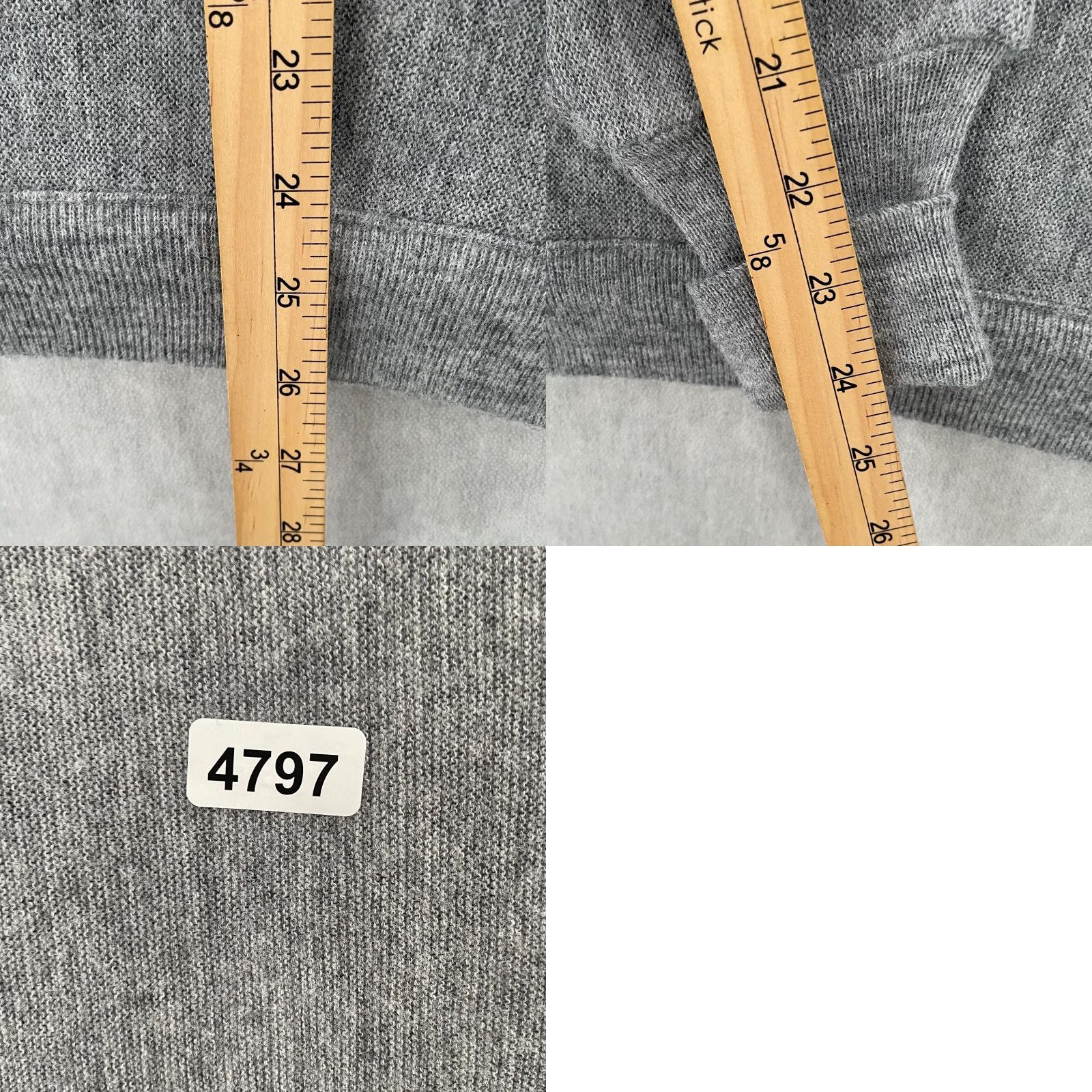 Lacoste VINTAGE Izod Lacoste Sweater Adult Large Gray V-Neck Pullover Knit Mens 80s USA Size US L / EU 52-54 / 3 - 8 Thumbnail