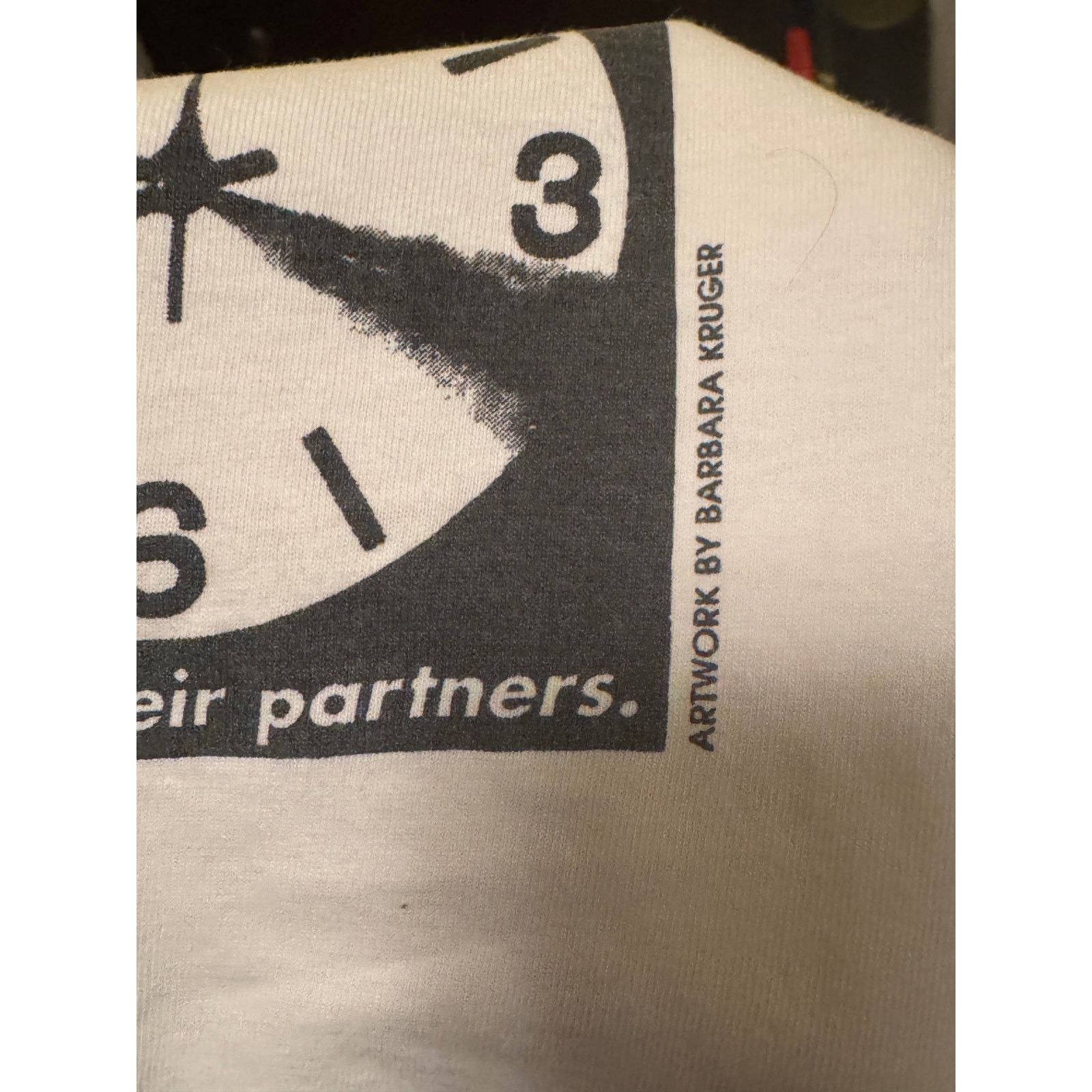 Barbara Kruger BARBARA KRUGER Stop Domestic Violence 1992 Tee, P2P 23.5” Size XL / US 12-14 / IT 48-50 - 3 Thumbnail
