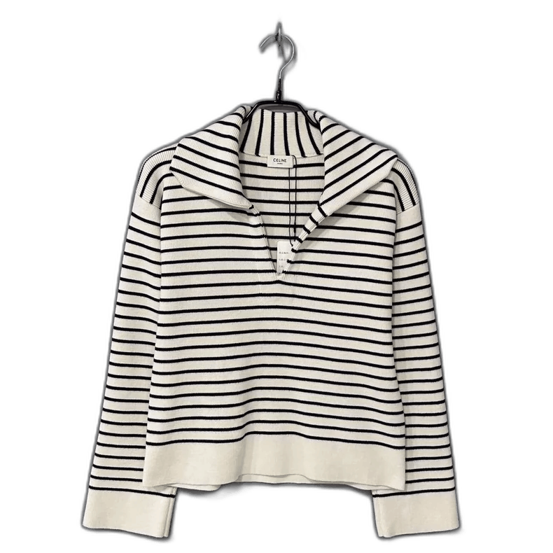 Celine Celine Striped Navy Style Sweater Size XS / US 0-2 / IT 36-38 - 1 Thumbnail