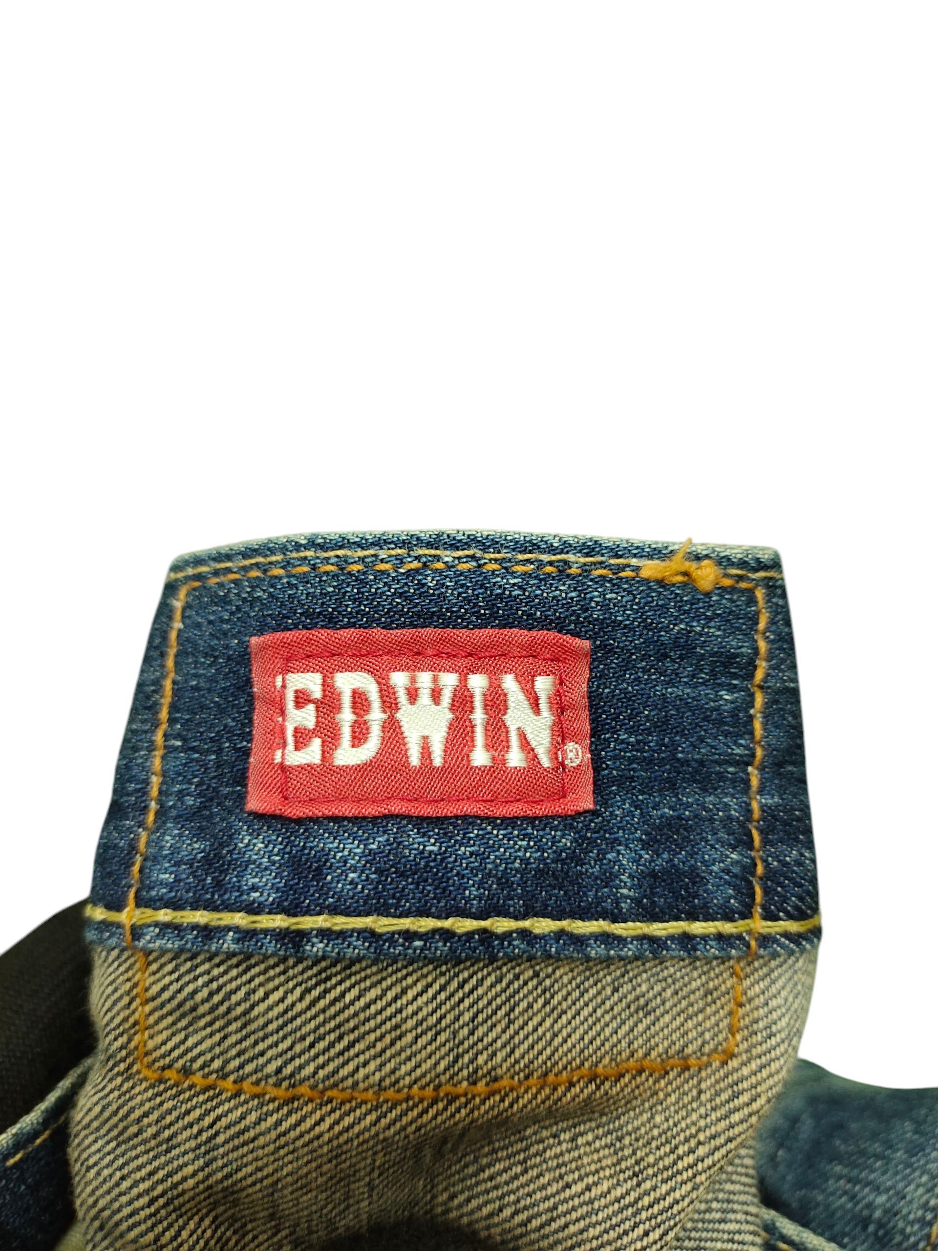 Kapital Vintage Edwin 505Z Selvage Clawmark Distress Denim Jeans Size US 35 - 11 Thumbnail
