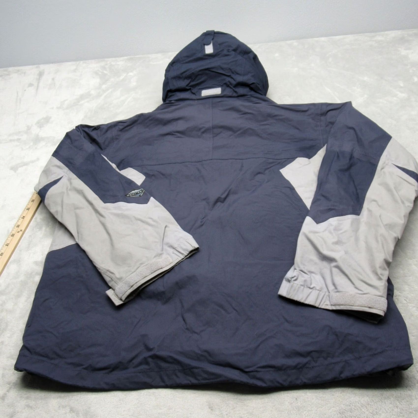 Vintage Columbia Titanium Jacket Mens Large Blue Omni-Tech Waterproof Hooded Full Zip Size US L / EU 52-54 / 3 - 5 Thumbnail