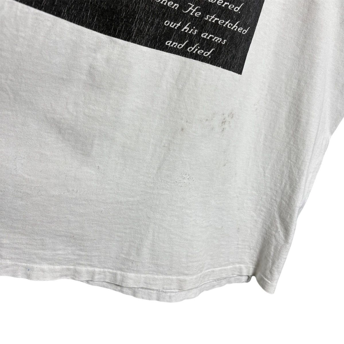 Vintage Vintage 90s Jesus T-Shirt Size US XL / EU 56 / 4 - 6 Thumbnail