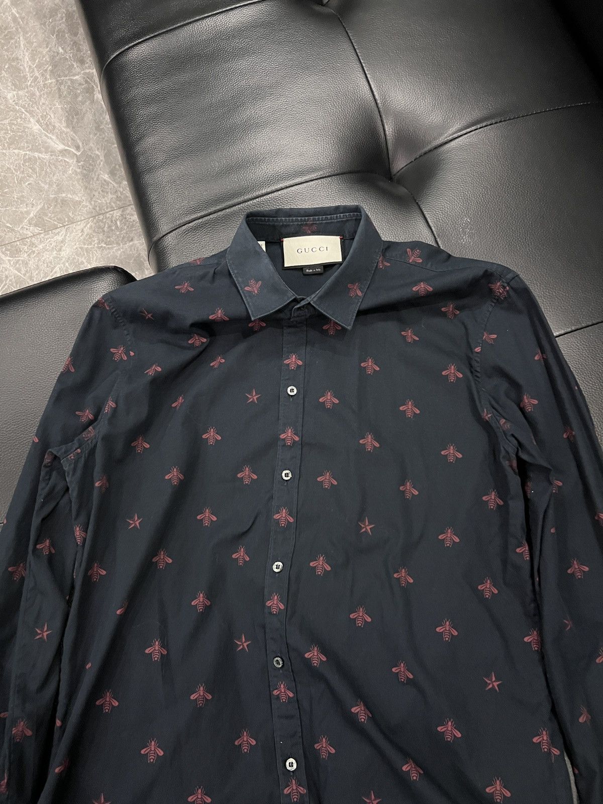Gucci Gucci Bee Graphic Print Shirt Size US XS / EU 42 / 0 - 5 Thumbnail