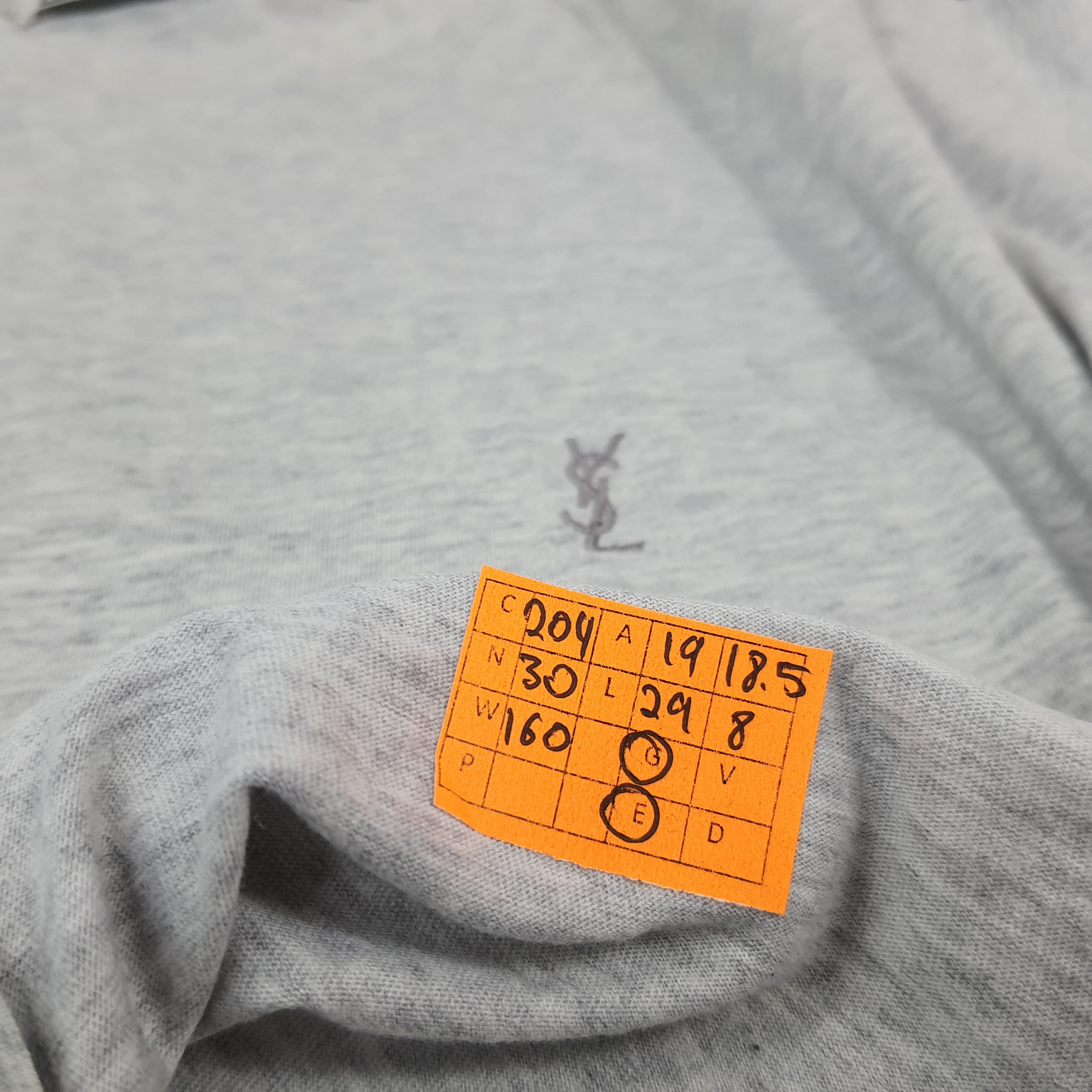 Vintage × Yves Saint Laurent Vintage Yves Saint Laurent YSL Logo Designer Tshirt Size US M / EU 48-50 / 2 - 10 Thumbnail