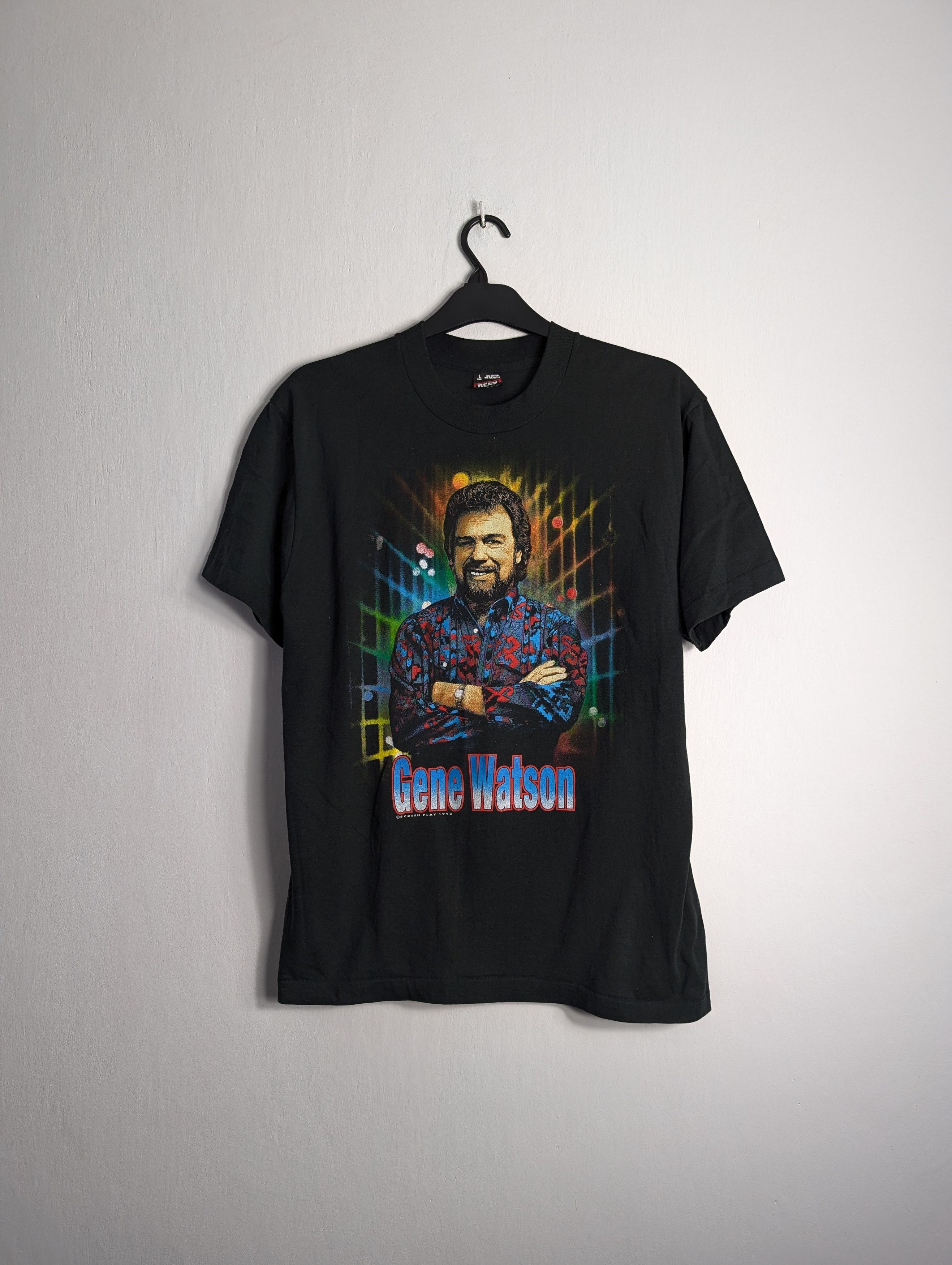 Band Tees × Vintage Vintage 1992 Single Stitched Gene Watson Shirt Size US L / EU 52-54 / 3 - 1 Thumbnail