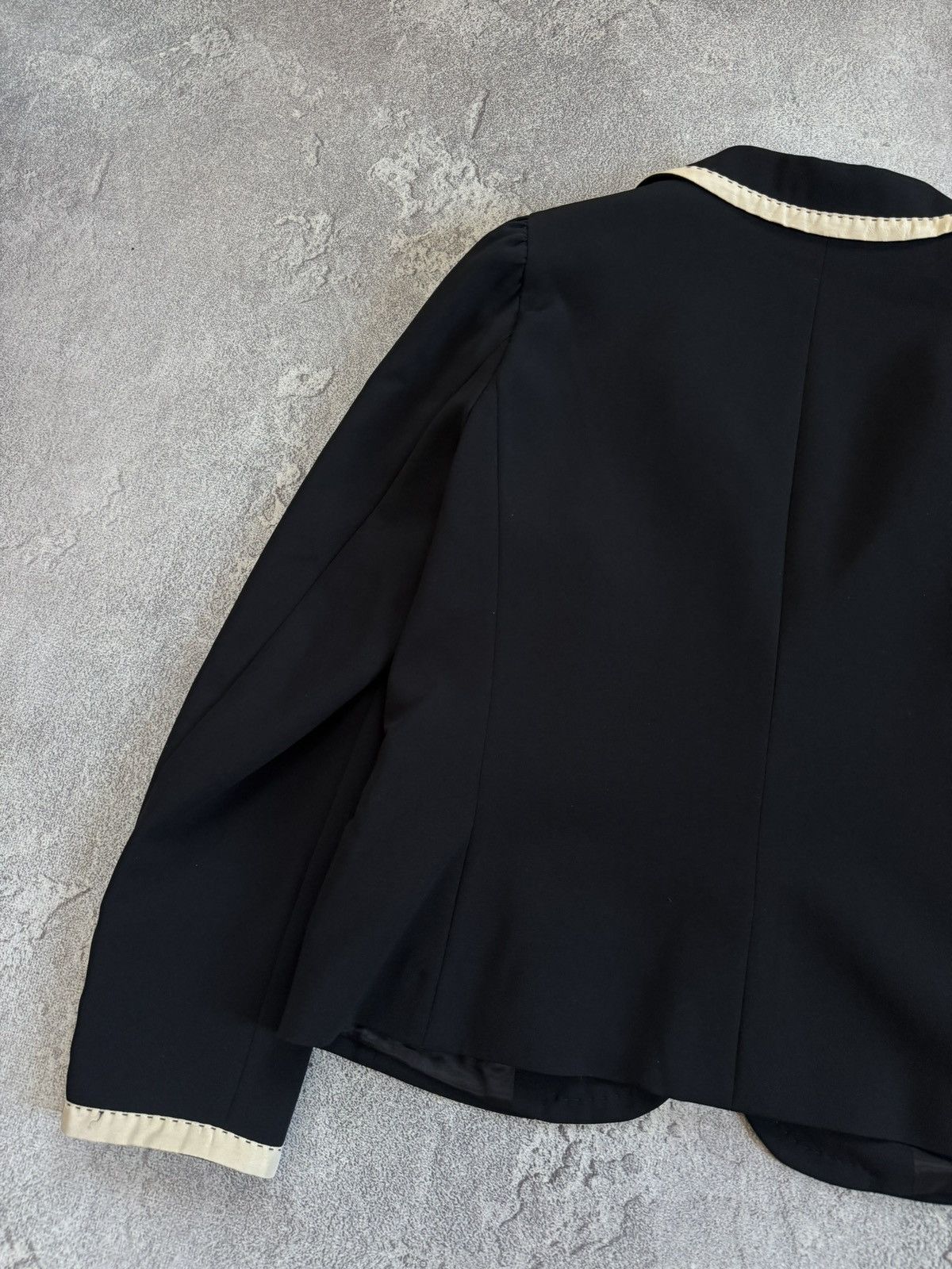 Moschino Moschino USA12/I46/F42 black blazer luxury jacket italy 🇮🇹 Size XL / US 12-14 / IT 48-50 - 17 Thumbnail