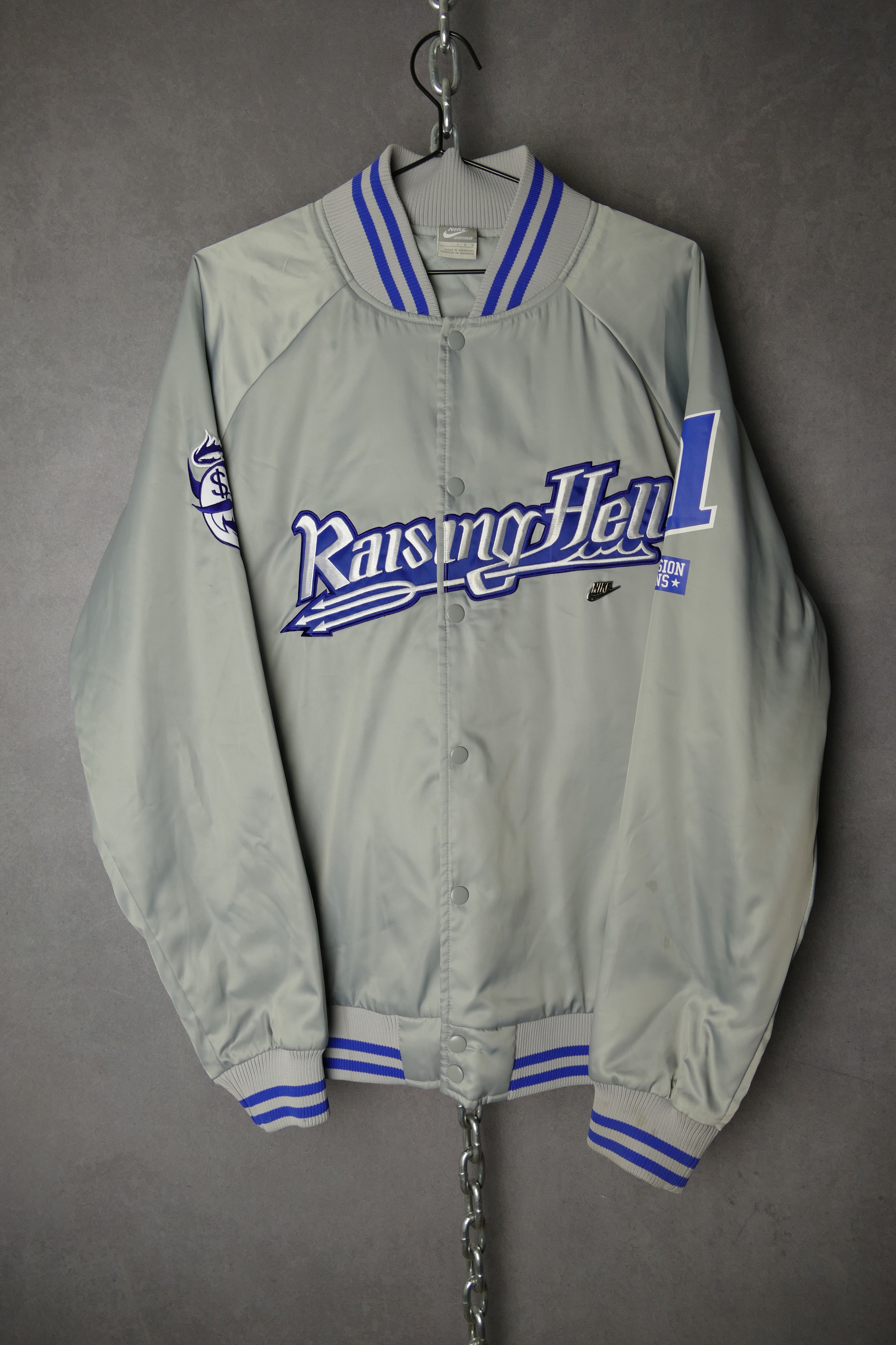 Nike Mark Ward x Nike Sportswear "Raising Hell" Bomber Jacket Size US L / EU 52-54 / 3 - 1 Thumbnail