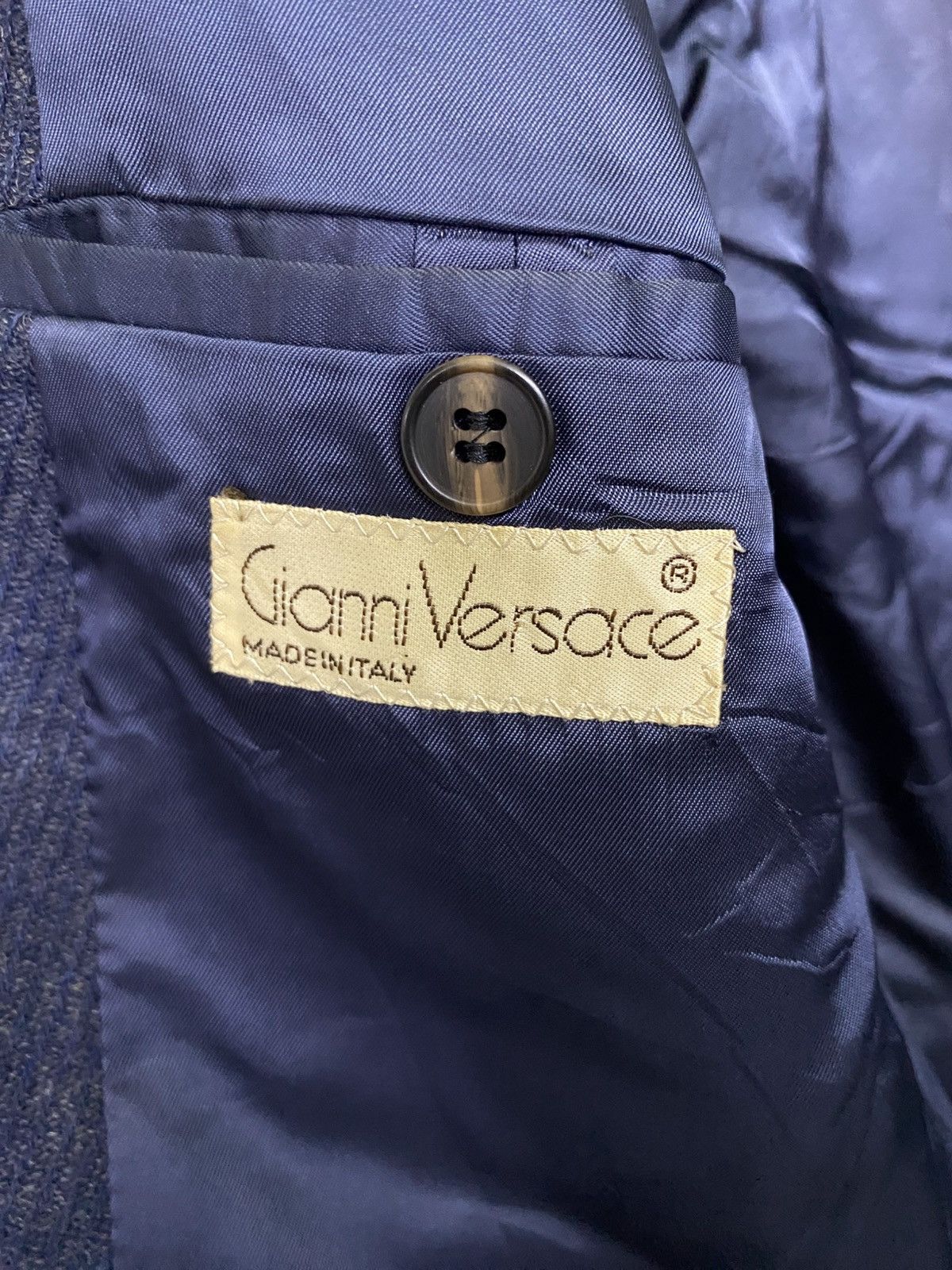 Vintage Italian Designer Gianni Versace Wool Lining Blazer Size US S / EU 44-46 / 1 - 8 Thumbnail