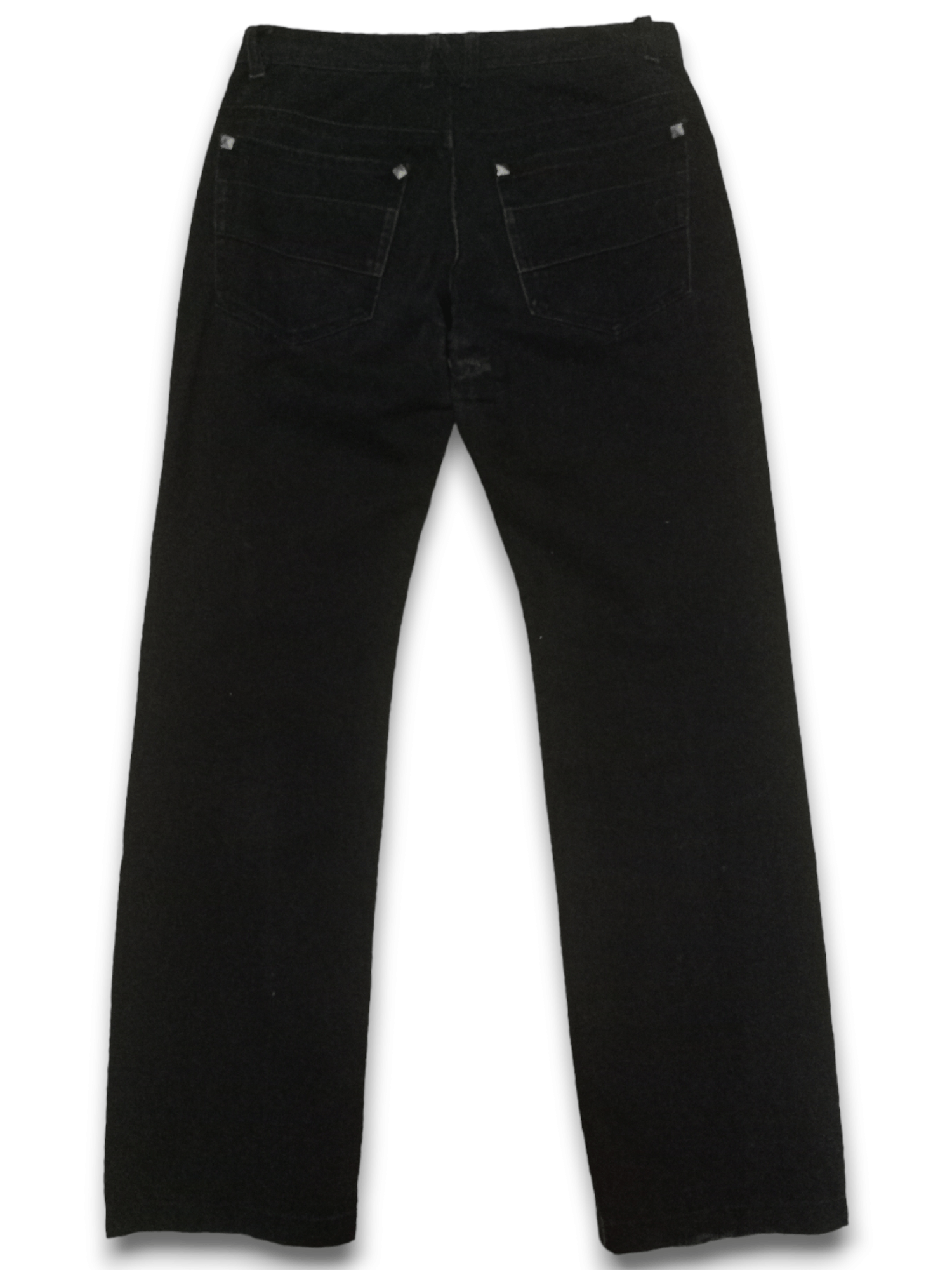Japanese Brand Vintage Japanese Brand Studded Black Loose Jeans 28x29 Size US 28 / EU 44 - 2 Thumbnail