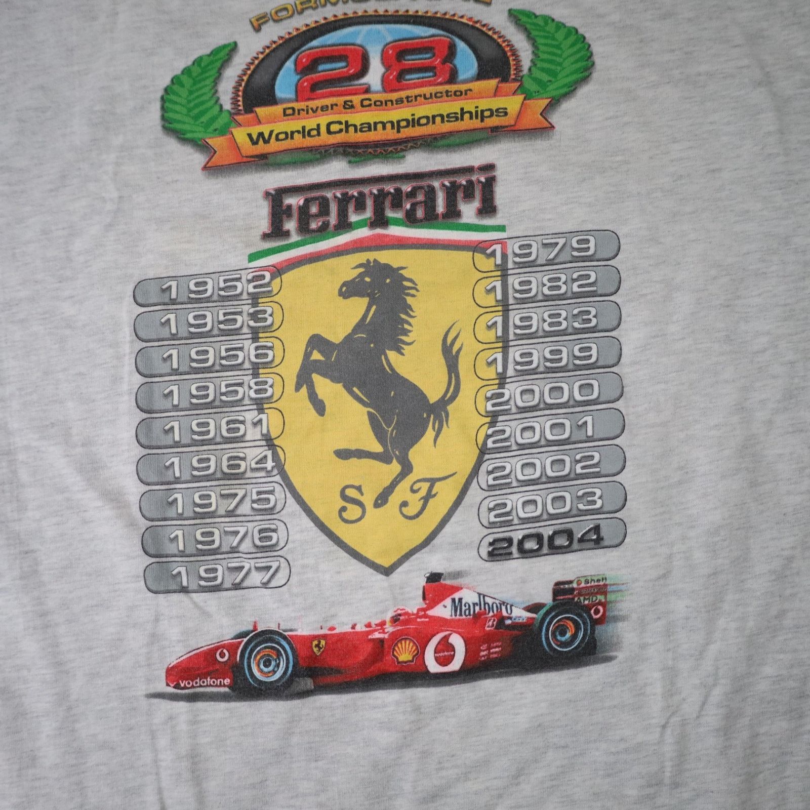 Ferrari × Rolex × Vintage VTG Rolex Ferrari Monterey Historic Races Graphic T Shirt Size US XL / EU 56 / 4 - 11 Thumbnail