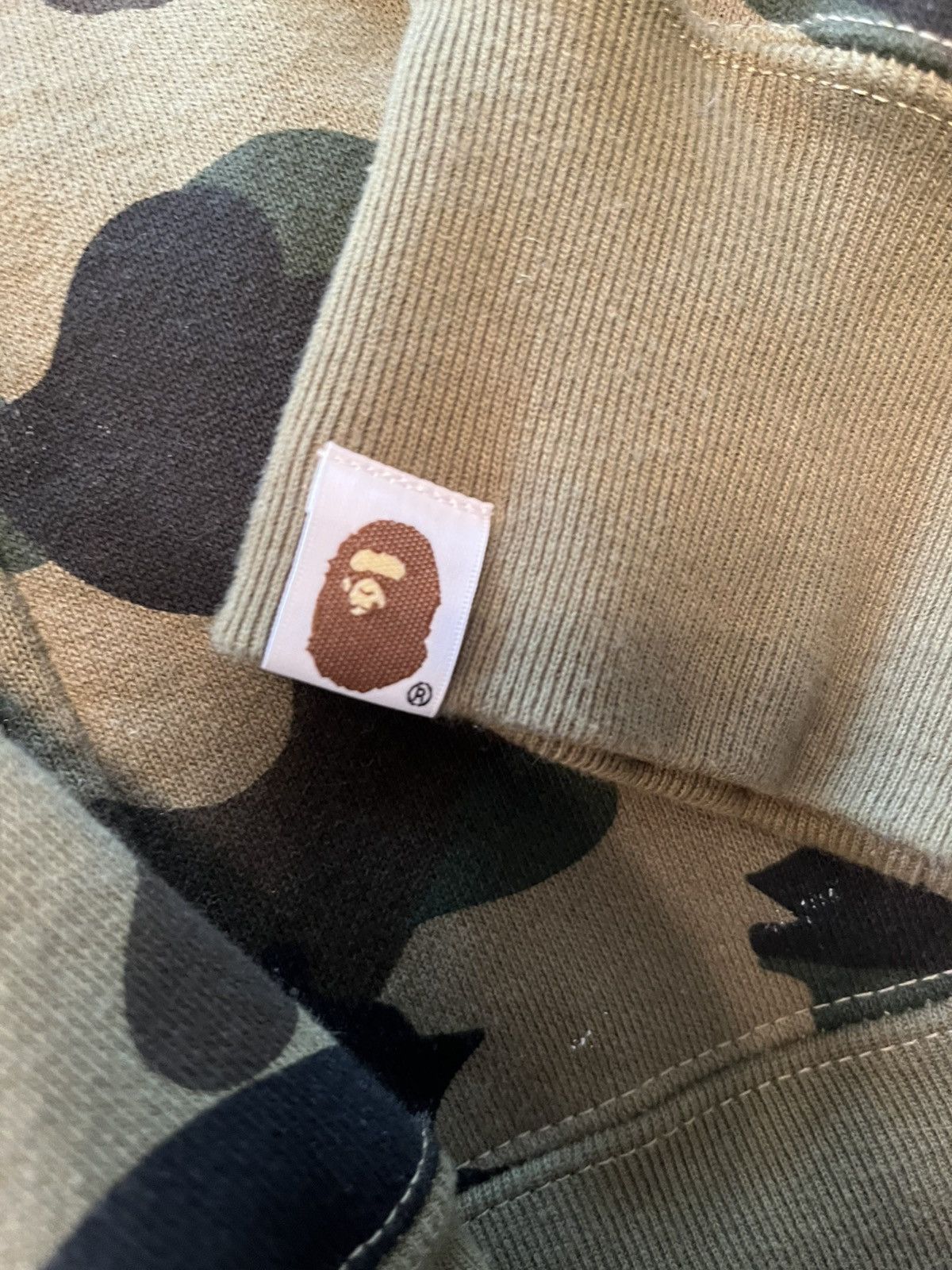 Bape Bape Green Camp Full Zip Size US XL / EU 56 / 4 - 7 Thumbnail