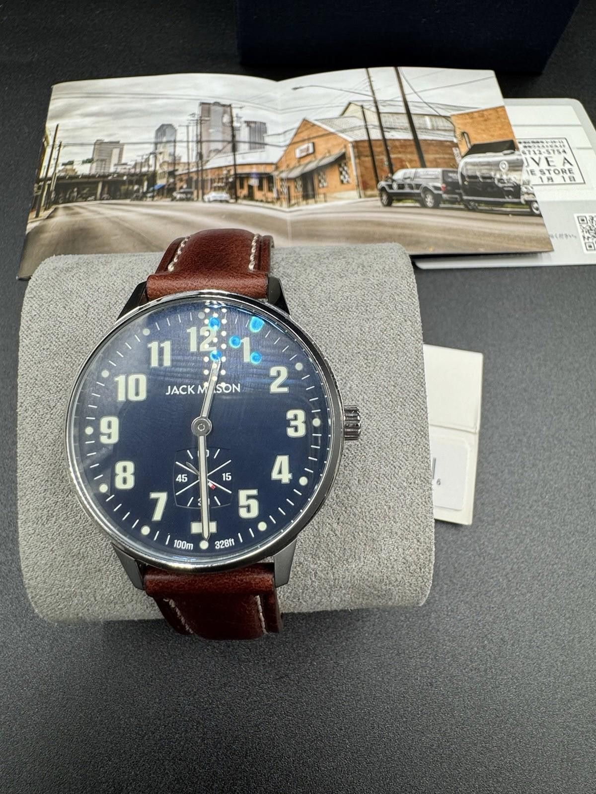 Designer SOLD OUT Jack Mason Field Sub Second Quartz 38mm brown Size ONE SIZE - 9 Thumbnail