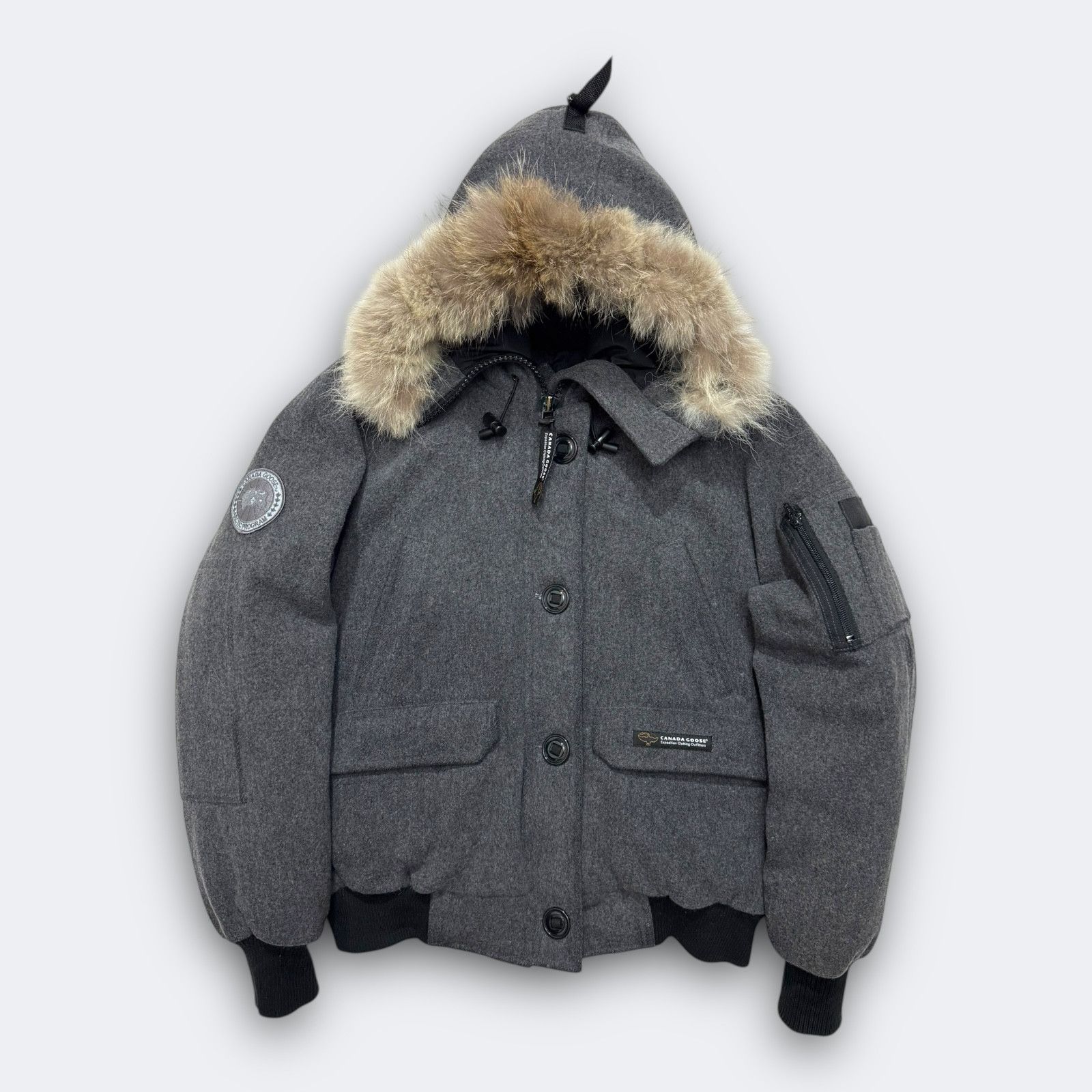 Canada Goose women's chilliwack virgin wool bomber jacket Size XL / US 12-14 / IT 48-50 - 3 Thumbnail