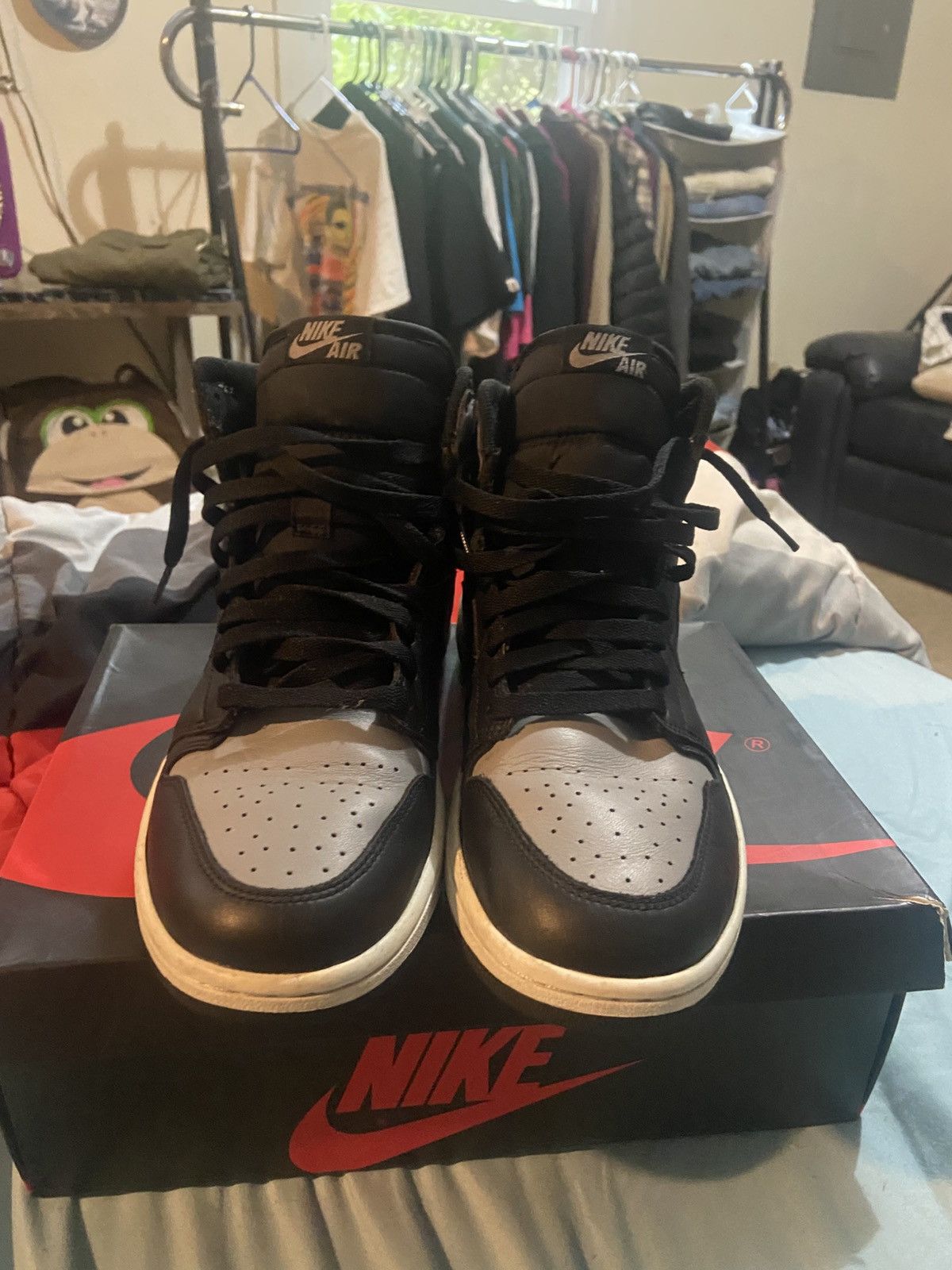 Jordan Brand Jordan 1 Shadow 2013 Size US 9.5 / EU 42-43 - 4 Thumbnail
