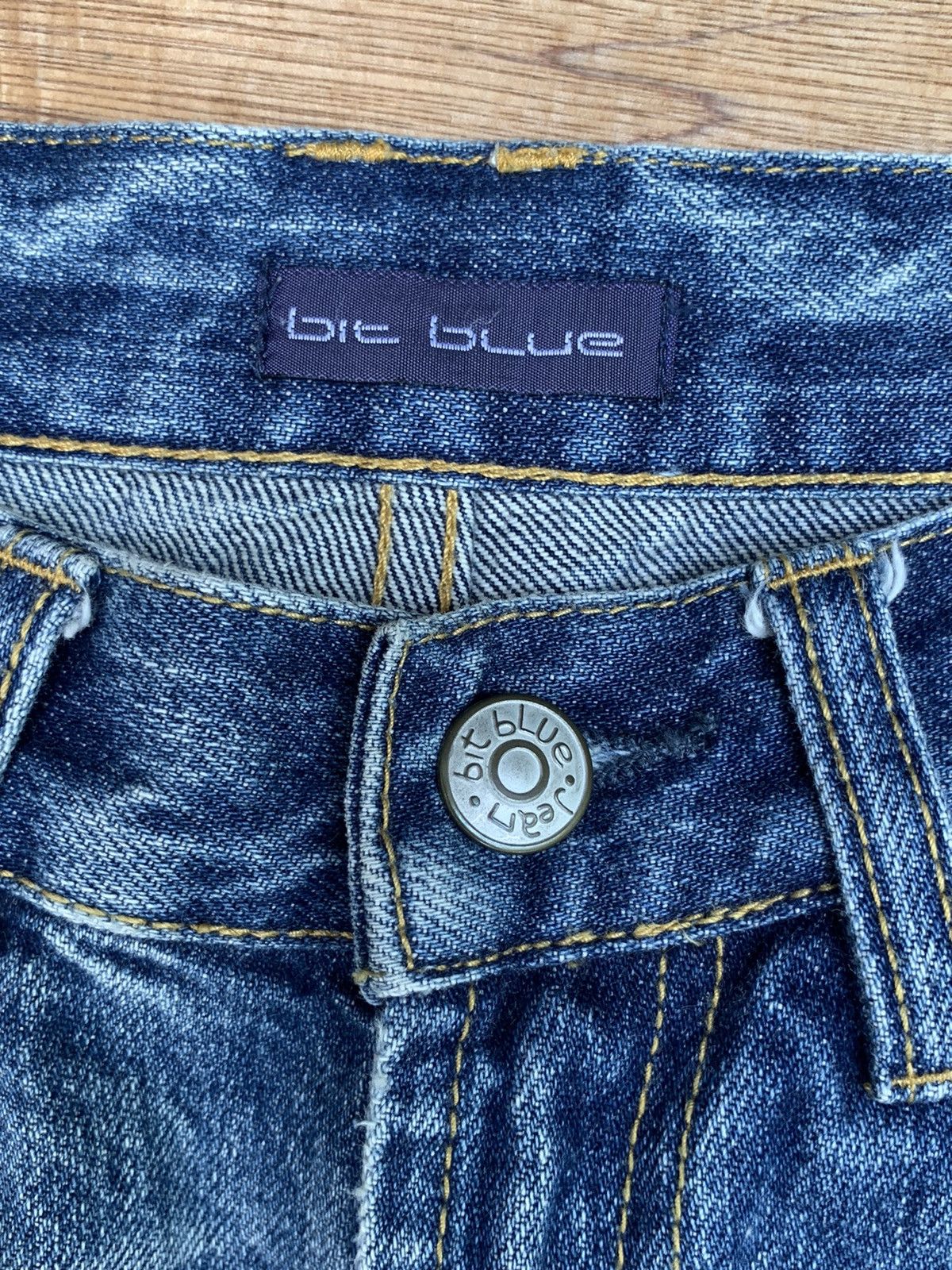 Beauty Beast × If Six Was Nine × Japanese Brand Bit Blue Distressed Multizipper Denim Pants Size US 28 / EU 44 - 23 Thumbnail