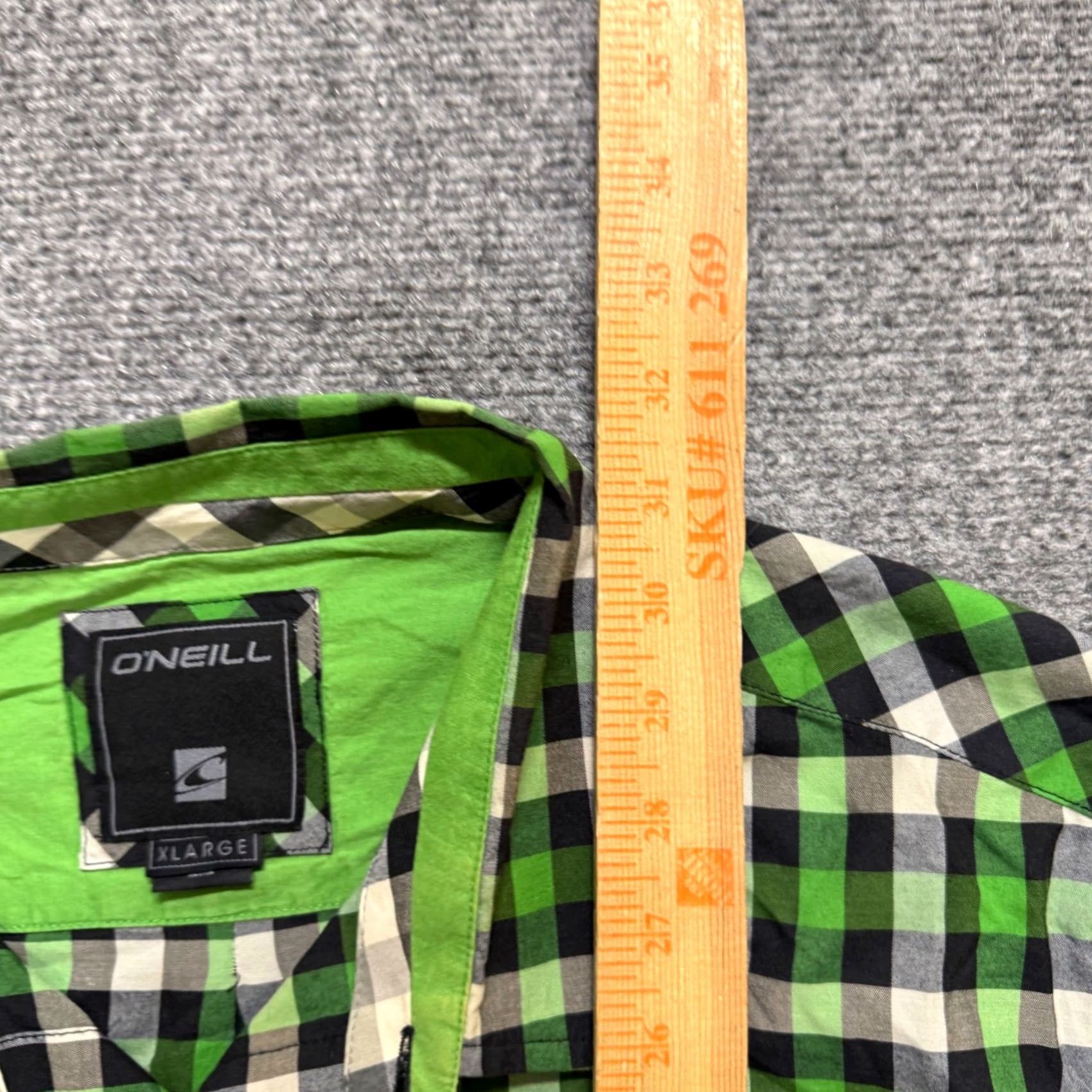 Vintage VINTAGE Unbranded Plaid Button Up Shirt XL Long Sleeve Green Black Striped Y2K Mens Size US XL / EU 56 / 4 - 6 Thumbnail