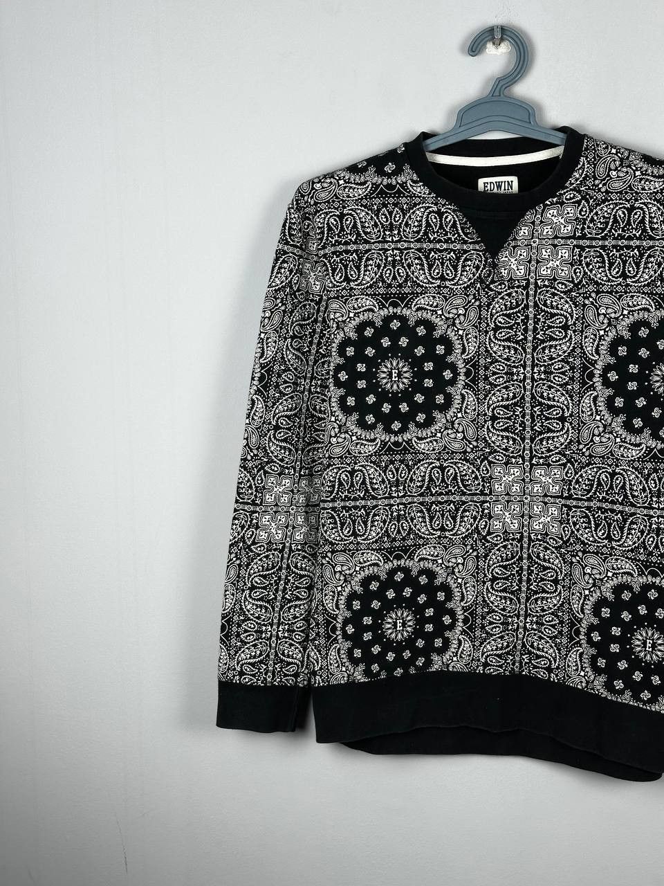 Edwin Edwin Bandana Paisley Black Sweatshirt Streetwear Size US M / EU 48-50 / 2 - 2 Thumbnail