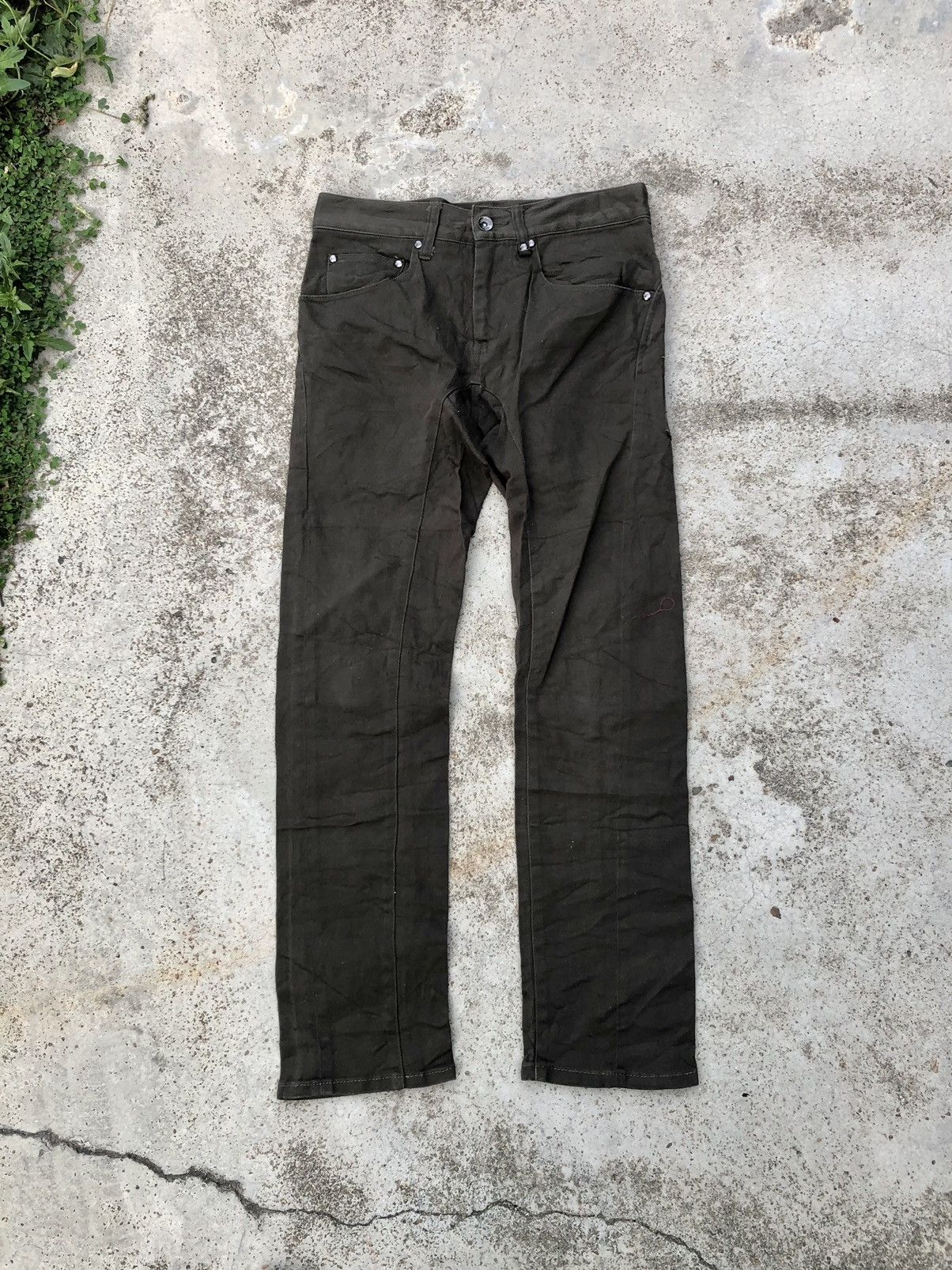 semanticdesign RECONSTRUCTED BUCKLE BACK STRECTHABLE PANT Size US 28 / EU 44 - 1 Thumbnail