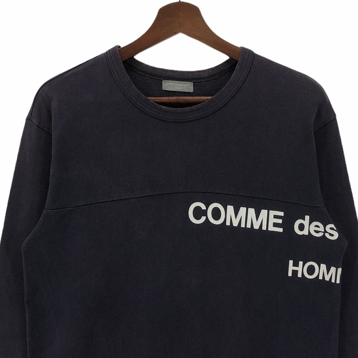 Comme des Garcons Homme Comme des Garcons Homme Black Long Sleeve T-shirt Size US S / EU 44-46 / 1 - 7 Thumbnail