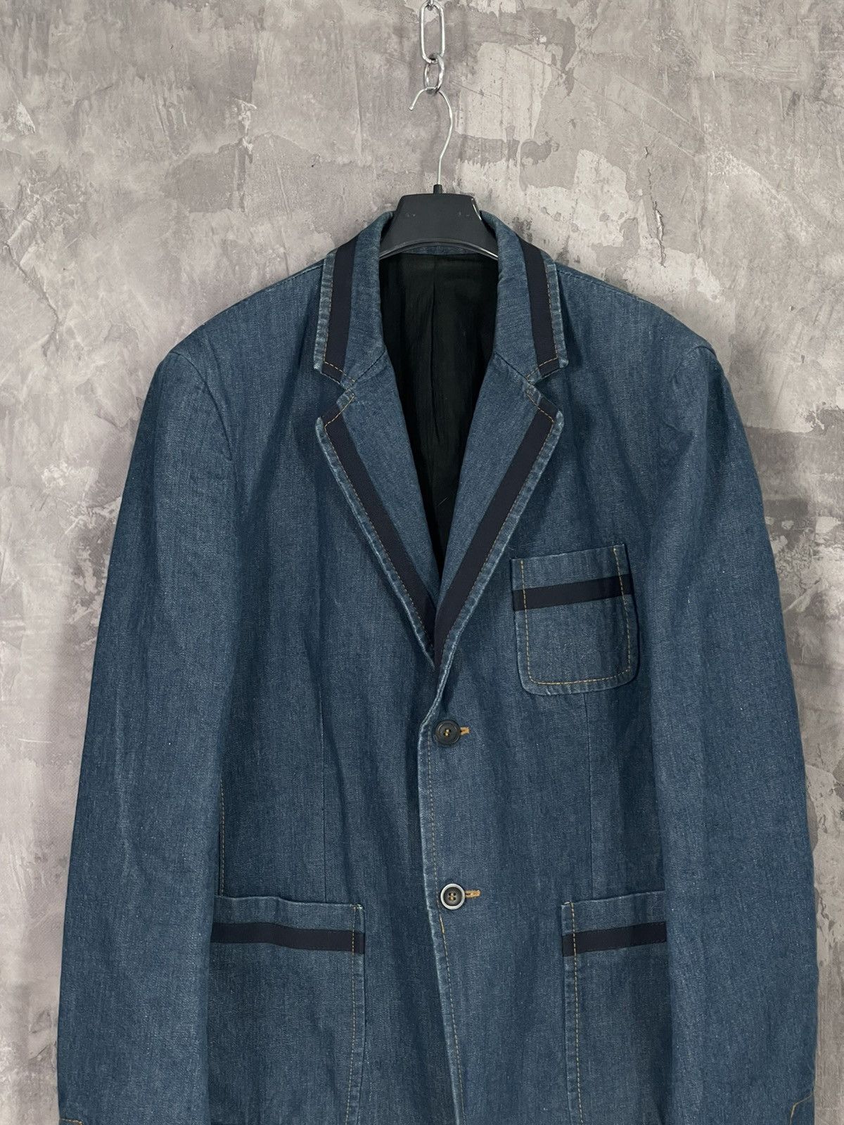 Alexander McQueen Alexander Mcqueen Classic Luxury Heavy Blazer Jacket Size 52R - 2 Thumbnail