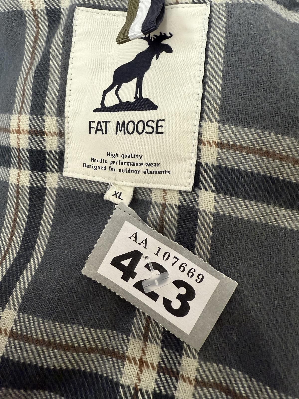 Other Fat Moose Men's Grey Plaid Casual Shirt XL Size ONE SIZE - 2 Thumbnail