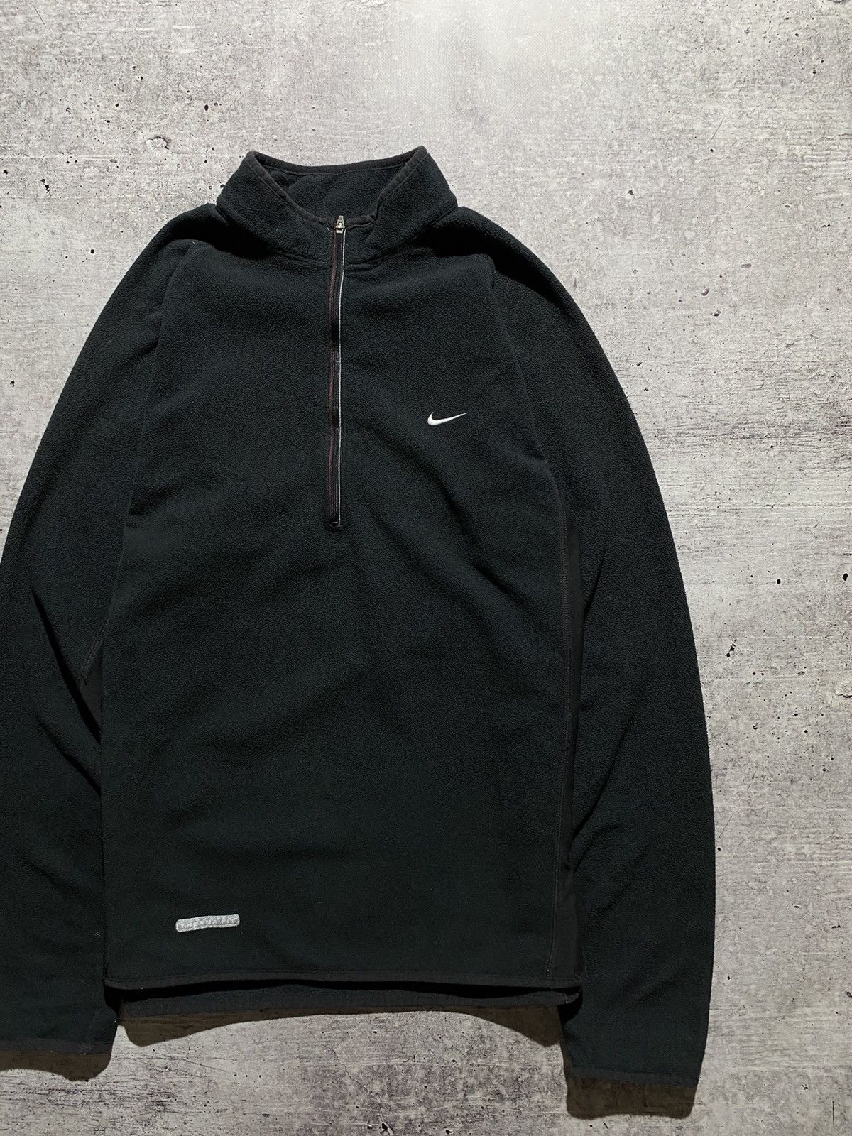 Nike × Vintage Nike vintage black fleece Size US L / EU 52-54 / 3 - 3 Thumbnail