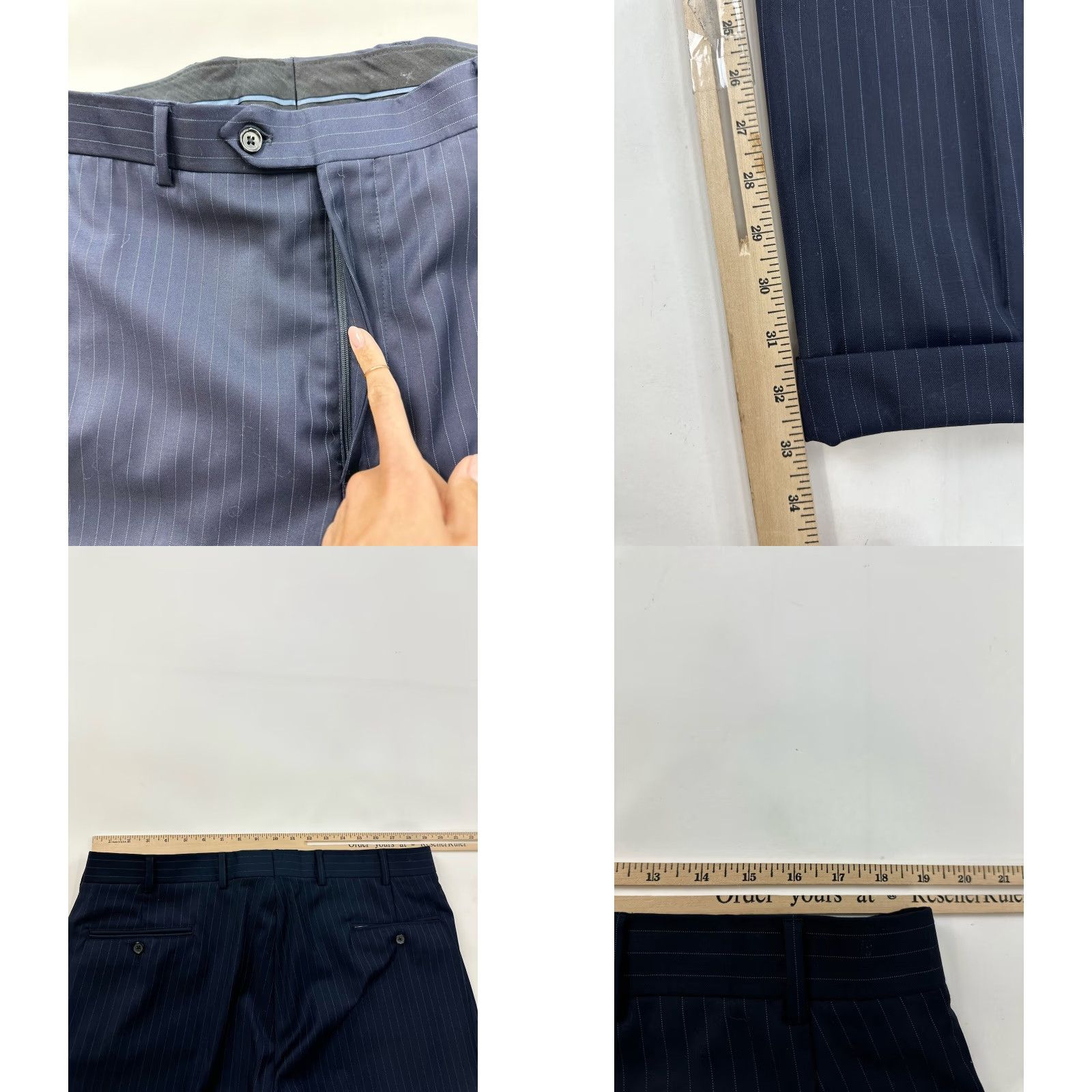 Brooks Brothers VINTAGE Brooks Brothers Madison Dress Pants Men's 38x33 Wool Twill Cuffed Regression For Business Casual Formal Size US 38 / EU 54 - 8 Thumbnail