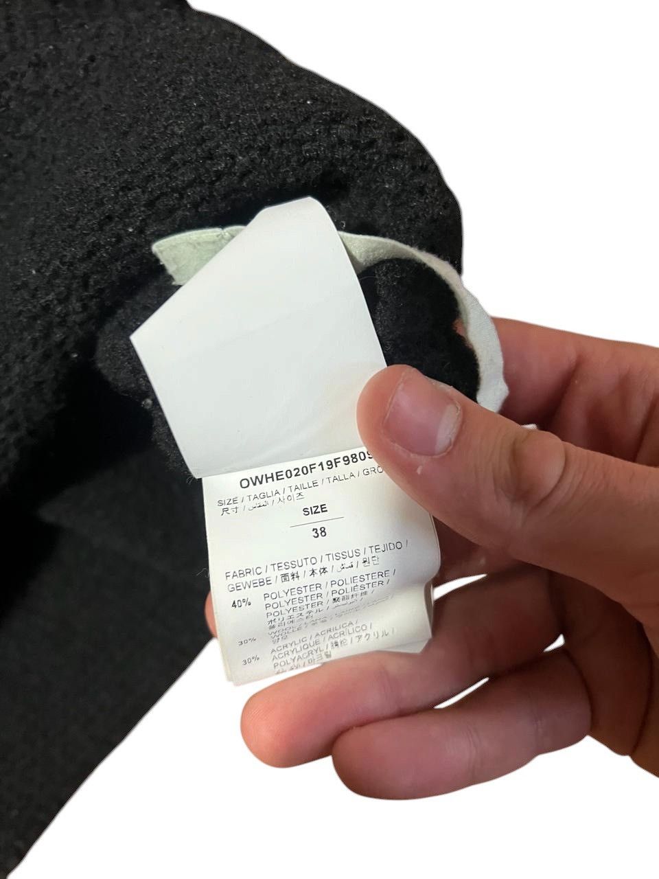 Off-White Off-White "OW" Logo Knit Sweater Black Size US L / EU 52-54 / 3 - 6 Thumbnail