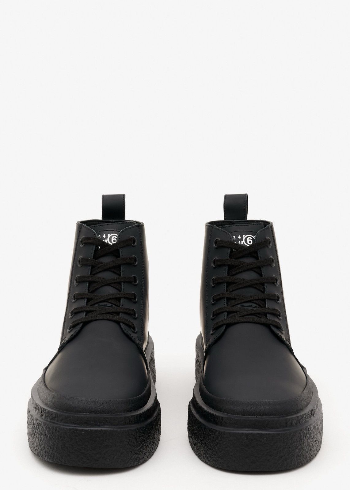 Japanese Brand × Maison Margiela Last MM6 Maison Margiela Lace Up Leather Hi Top Sneakers Size US 7 / EU 40 - 5 Thumbnail