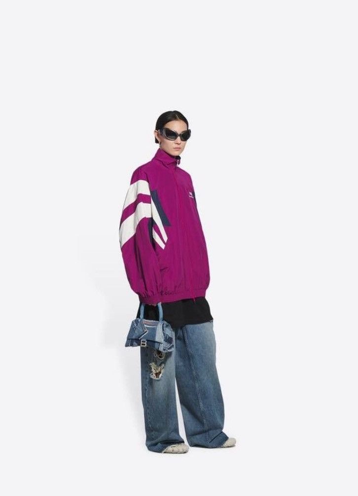 Balenciaga Hourglass Small Denim Hand Bag In Denim Size ONE SIZE - 6 Thumbnail