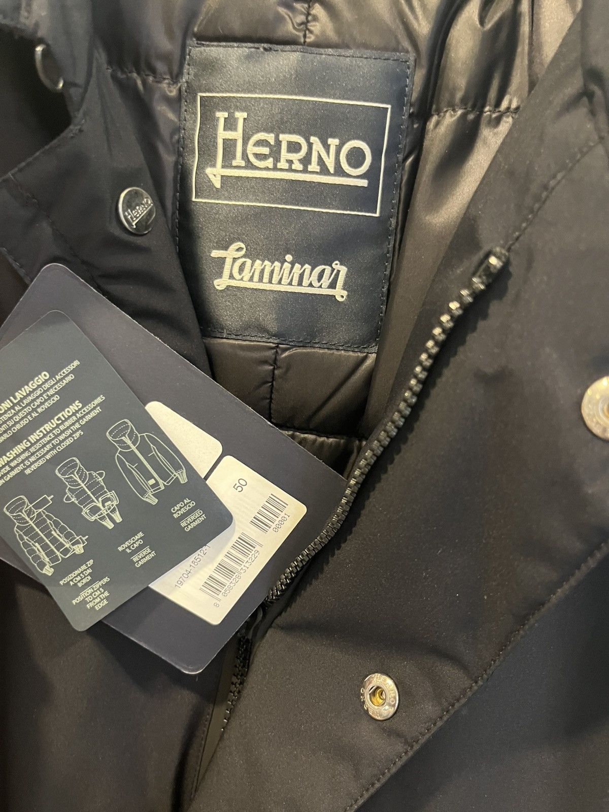 Herno Herno Laminar GORTE-TEX Hooded Down Coat Size US M / EU 48-50 / 2 - 6 Thumbnail