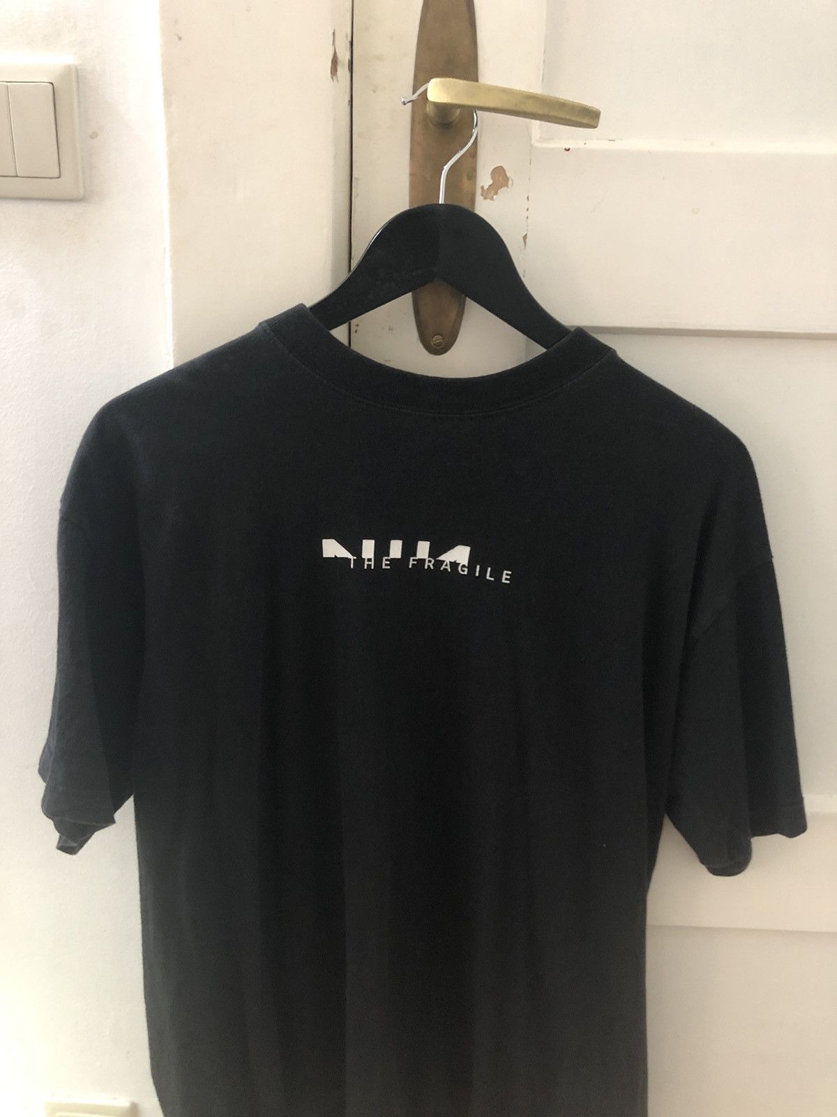 image of Band Tees x Vintage Nine Inch Nails 1999 Fragile Tour Shirt in Black, Men's (Size Medium)