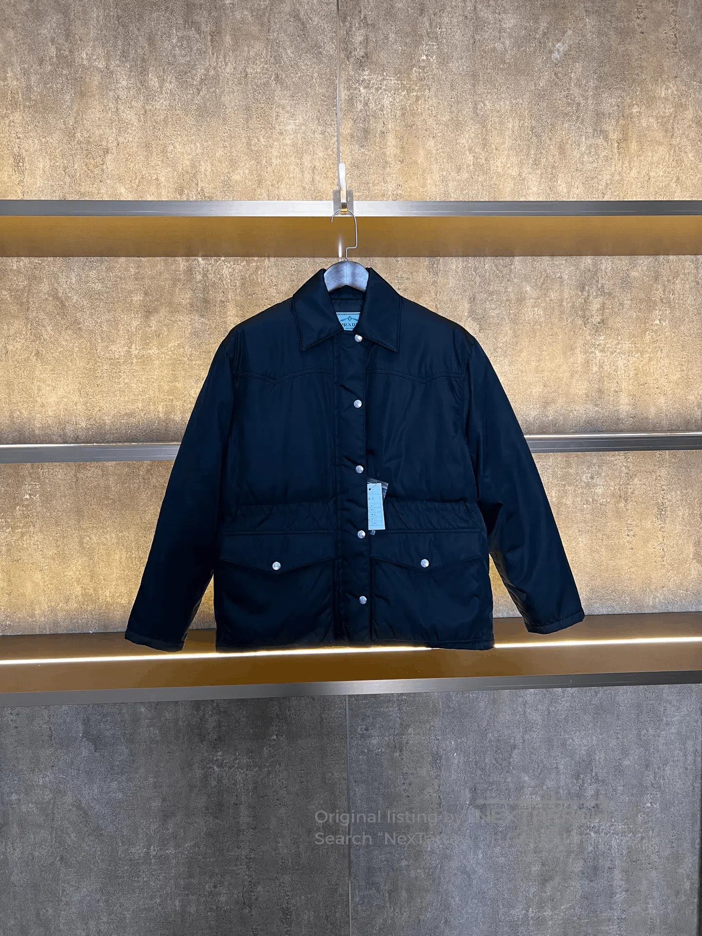 Prada Prada Triangle Logo Nylon Down Jacket. Size XS / US 0-2 / IT 36-38 - 1 Thumbnail