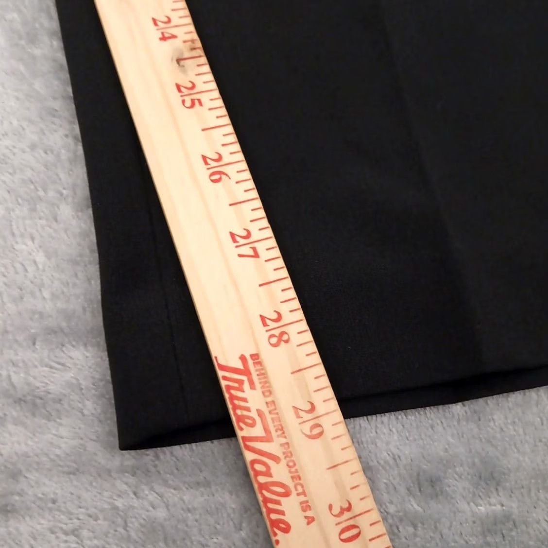 Kasper Kasper Dress Pants Womens Size 14 Black Pockets 38x29 Mid Rise Regular Inseam 29 in Straight Pants Women Size 36" / US 14 / IT 50 - 5 Thumbnail