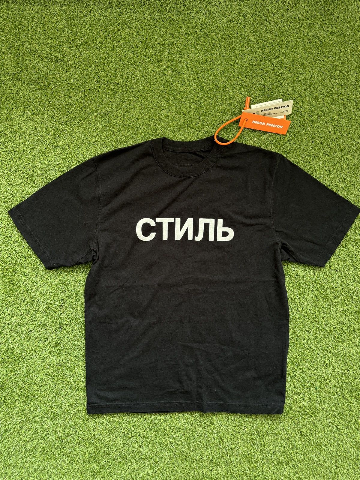 Image of Heron Preston Tee in Black, Men's (Size Small)