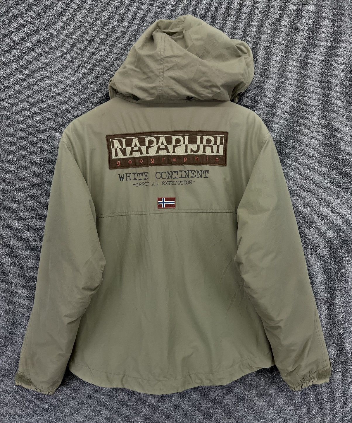 Napapijri Vintage Napapijri Geographic Hooded Zip Up Jacket Size US XS / EU 42 / 0 - 1 Thumbnail