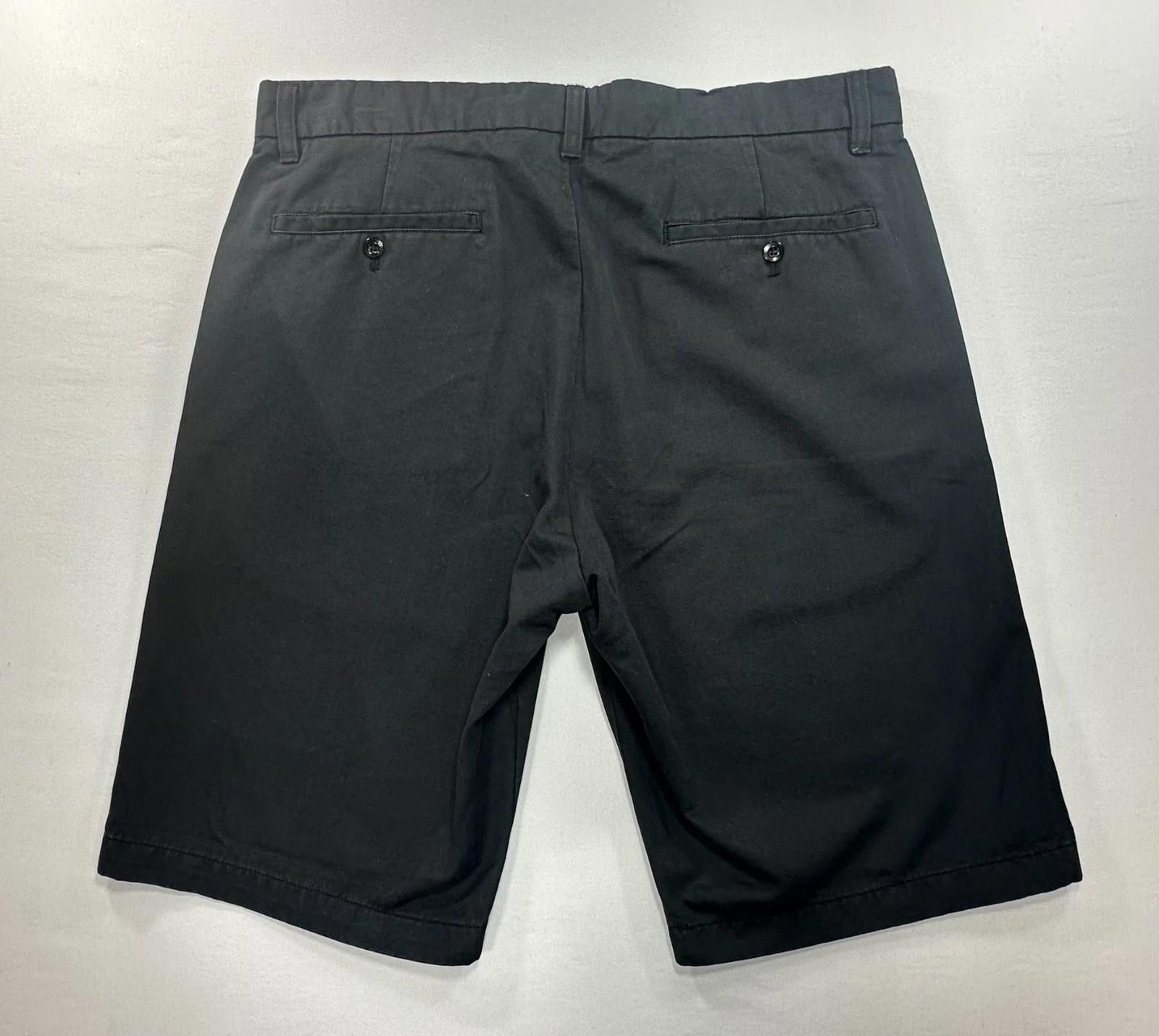 Only NY Only NY Flat Front Chino Shorts Mens Black 34 Size US 34 / EU 50 - 2 Thumbnail
