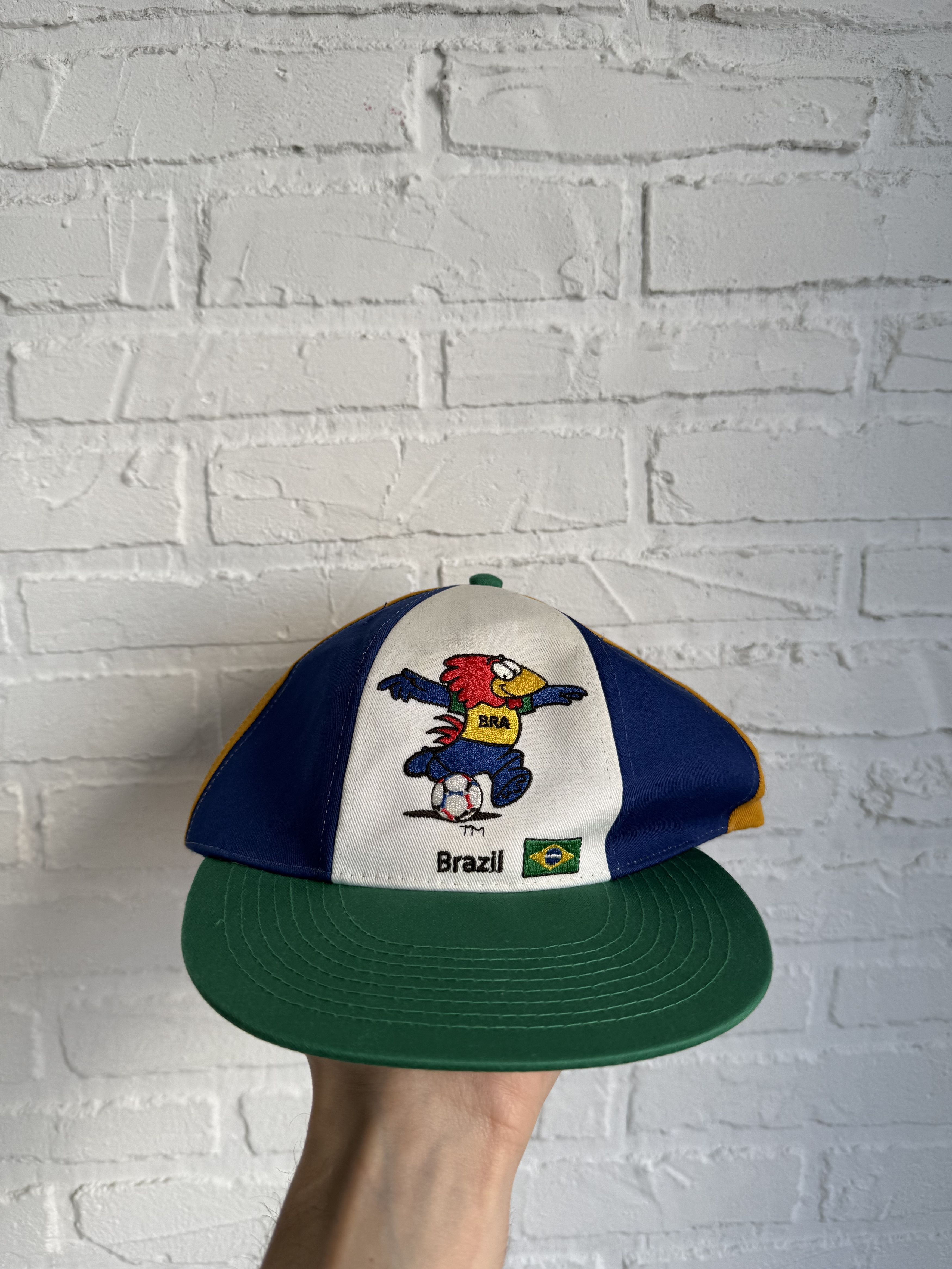 Vintage Vintage 1998 FIFA World Cup Brazil cap Size ONE SIZE - 1 Thumbnail