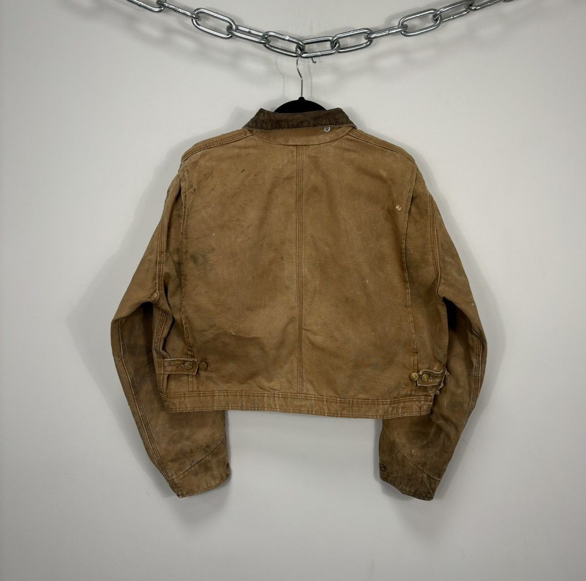 Carhartt Vintage Carhartt 80s USA Boxy Fit Cropped Detroit Jacket Size US L / EU 52-54 / 3 - 2 Thumbnail