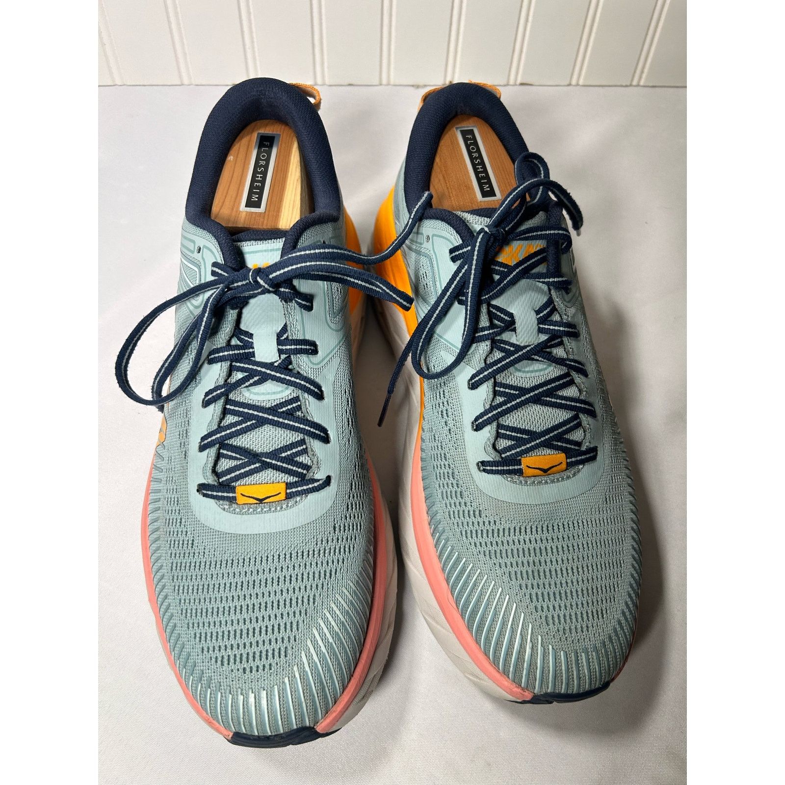 Hoka Hoka One One Bondi 7 Running Shoes Womens 10.5 Blue Size US 10.5 / IT 40.5 - 3 Thumbnail