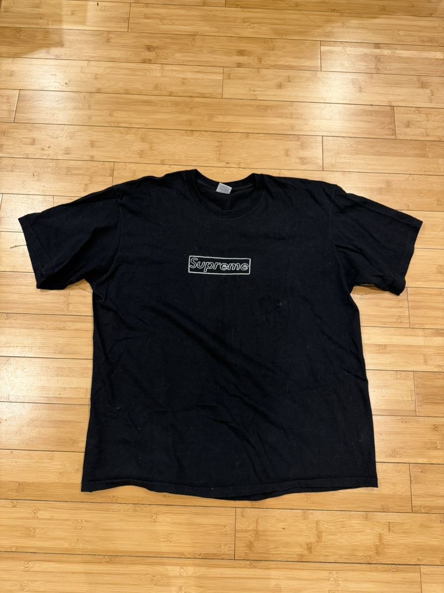 Supreme Kaws Box Logo Tee