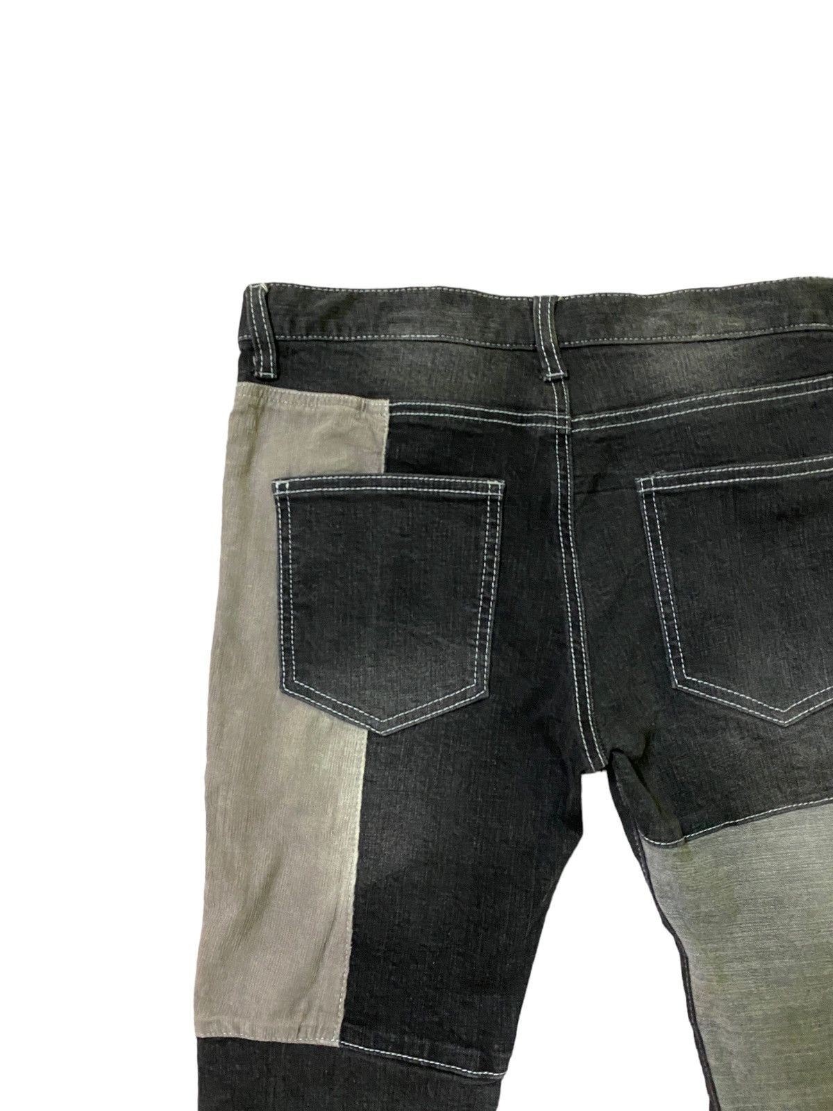 Designer × Japanese Brand Send Offer 👉 Cavaria Reconstructed Denim + Velvet Skinny Size US 28 / EU 44 - 11 Thumbnail