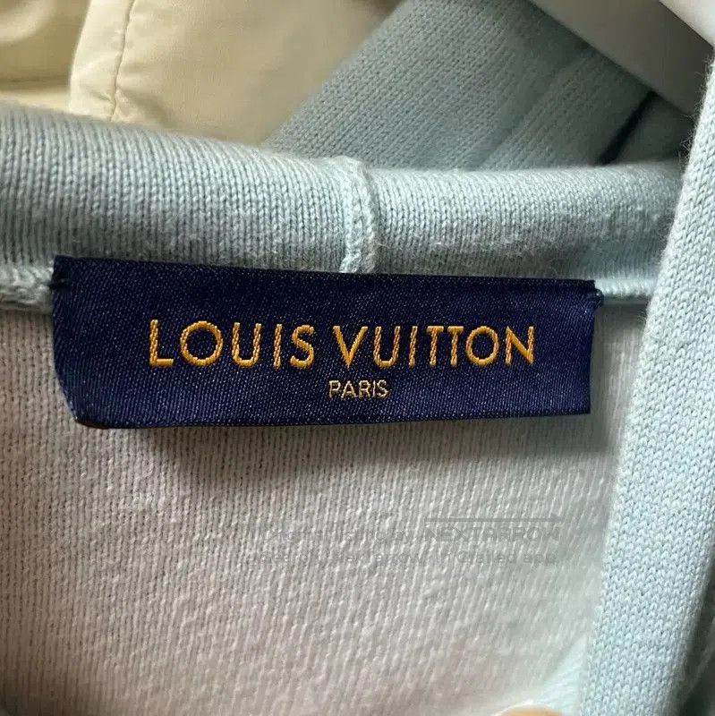 Louis Vuitton Louis Vuitton Light Blue Cotton Knitted Hoodie . Size XL / US 12-14 / IT 48-50 - 2 Thumbnail
