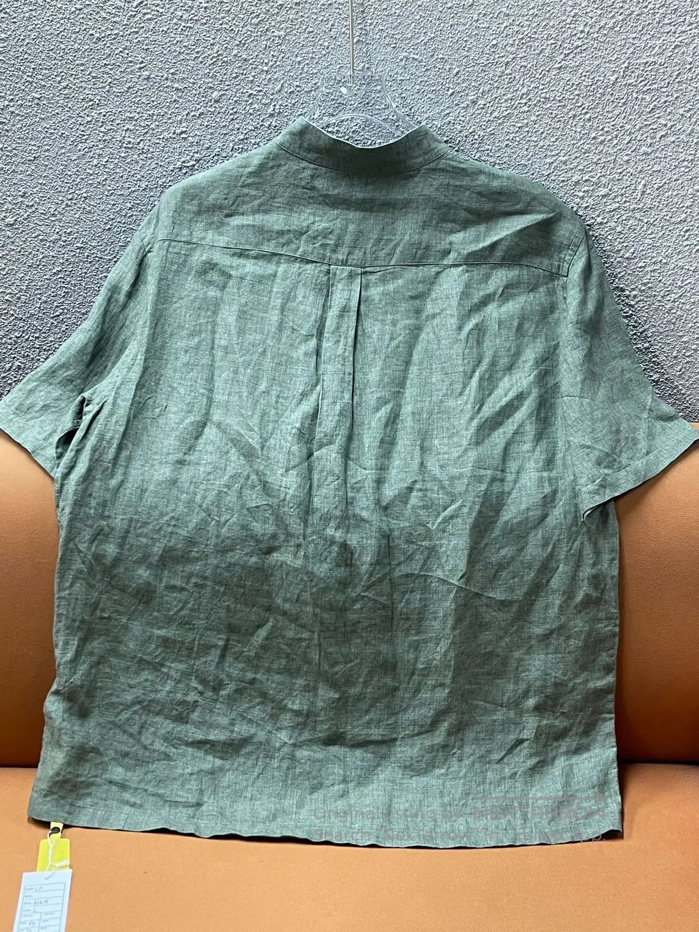 Loro Piana Loropiana Linen Stand Collar Shirt Green. Size US L / EU 52-54 / 3 - 2 Thumbnail