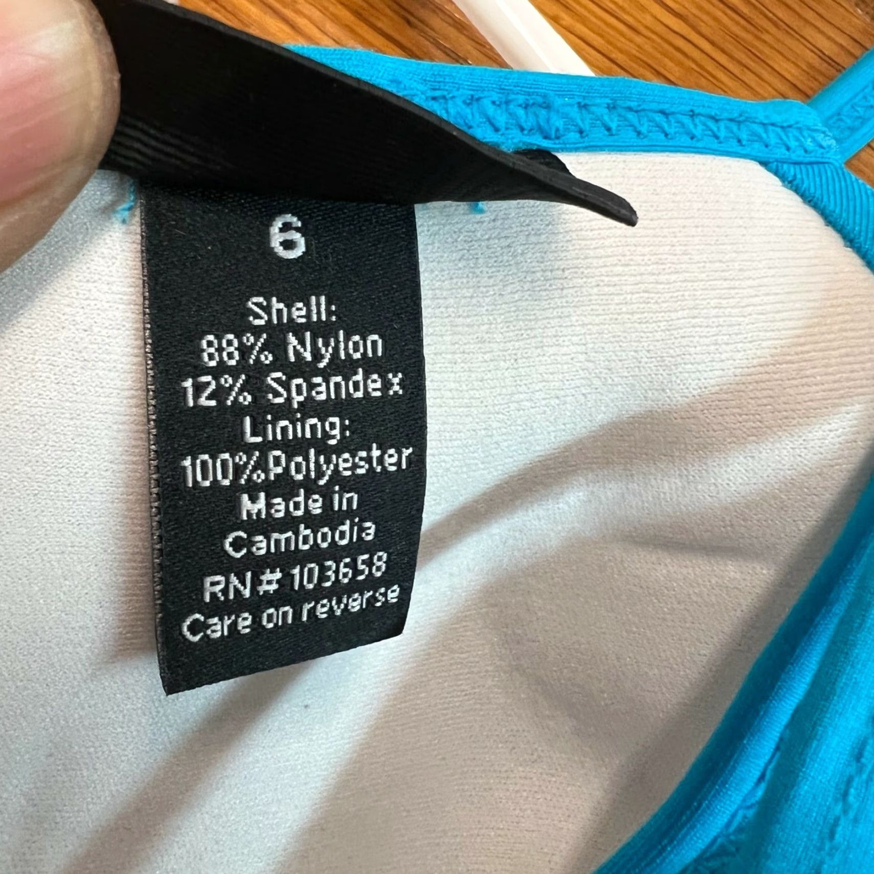 Apt. 9 Apt.9 Women Bikini Top Solid Blue Padded Push Up Underwire Halter Size 6 BIKINI TOP Womens Blue 6 Size M / US 6-8 / IT 42-44 - 4 Thumbnail