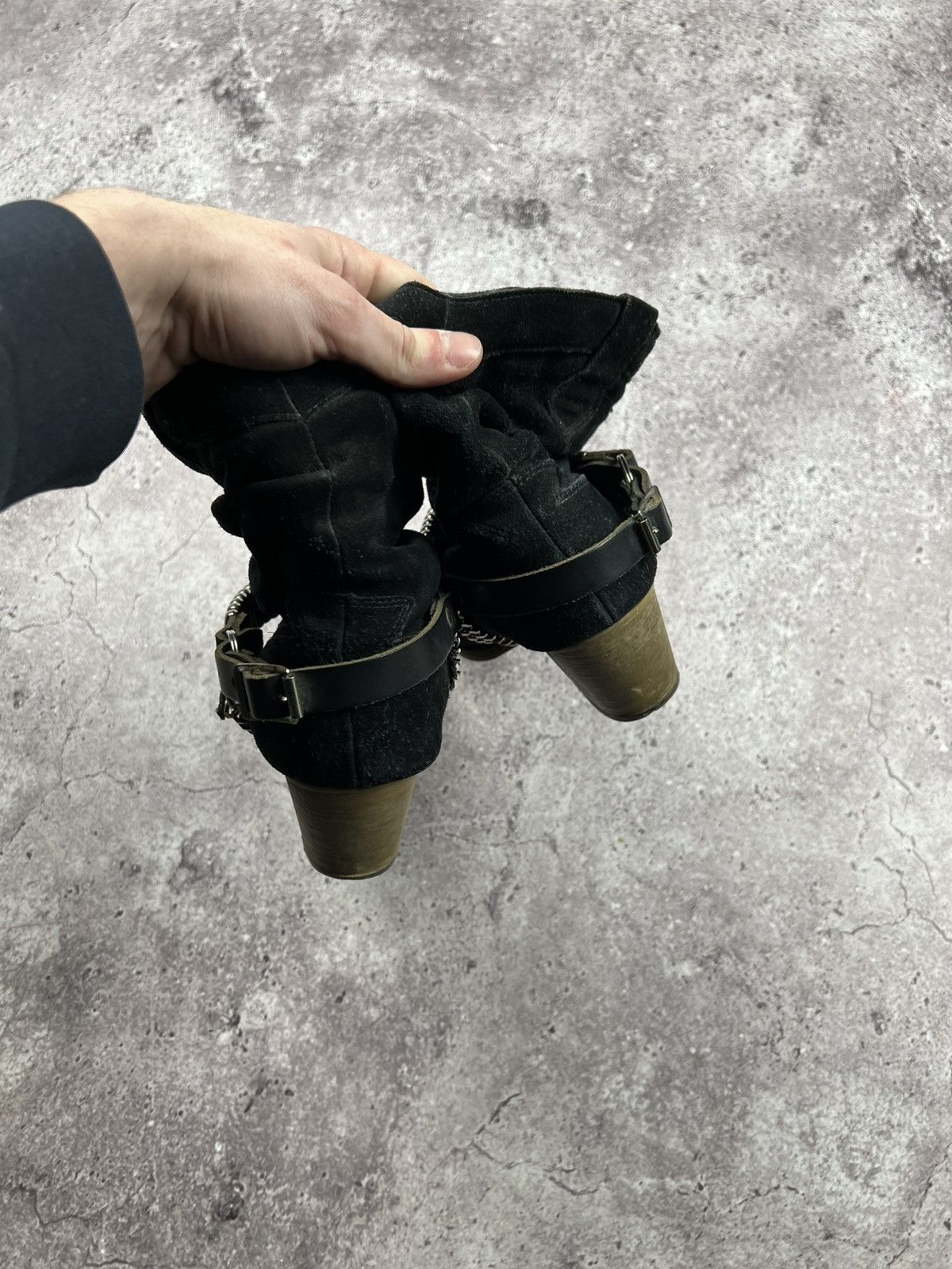 Japanese Brand STRAPS BELTED A.S 98 style Boots Leather Style Rick Owens Size US 7 / EU 40 - 6 Thumbnail