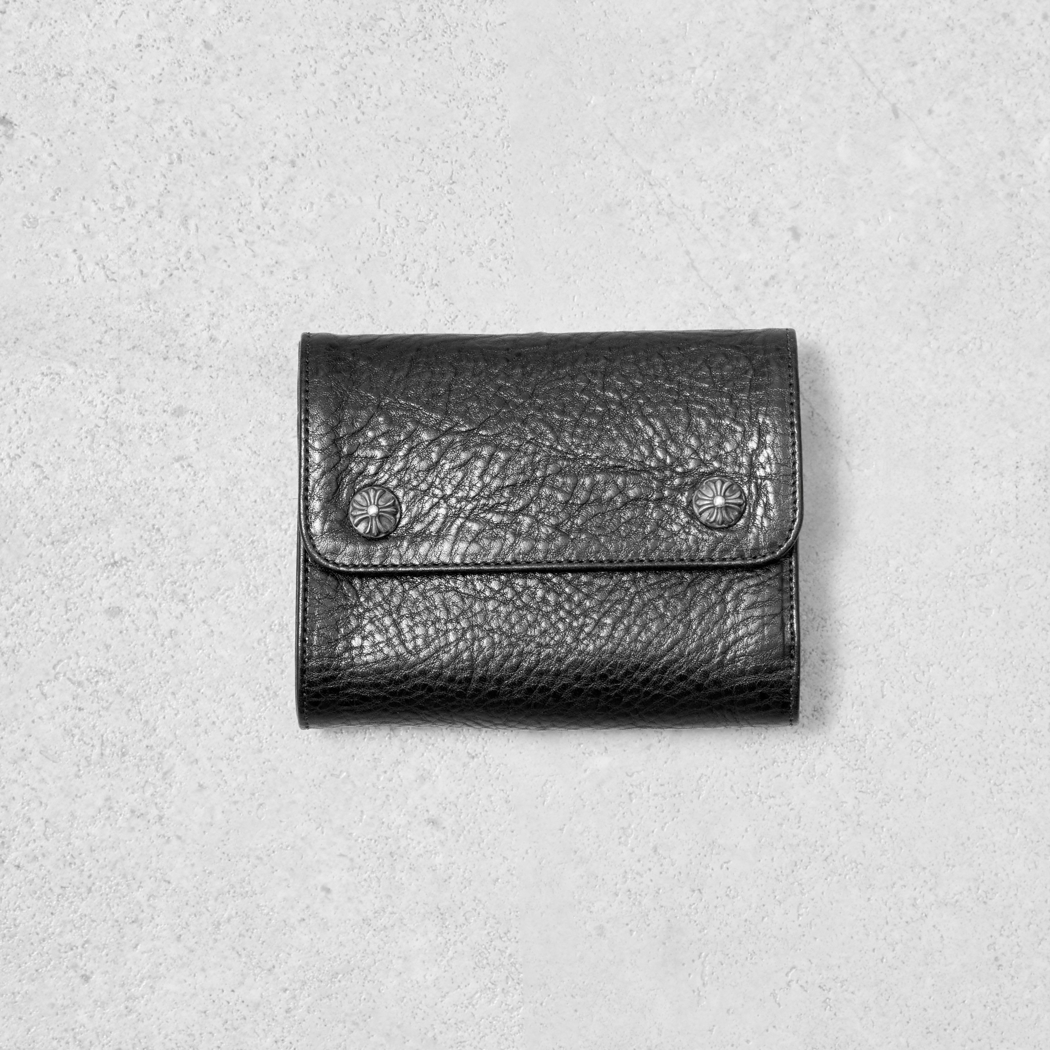 CHROME HEARTS Wave Mini Wallet BLACK