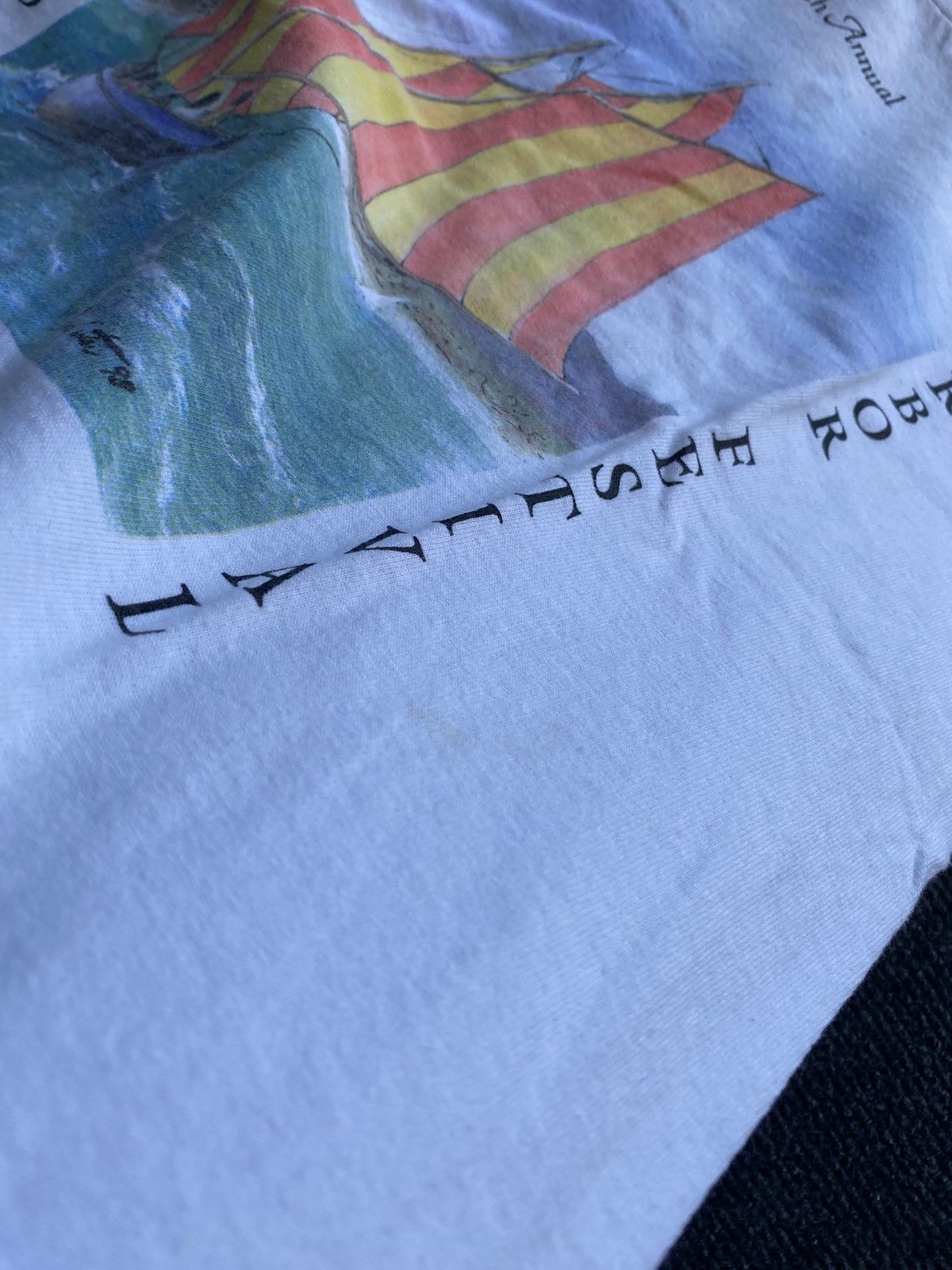 Vintage 🔥1998 Santa Barbara Russ Carter Harbor Festival tee white Size M / US 6-8 / IT 42-44 - 15 Thumbnail