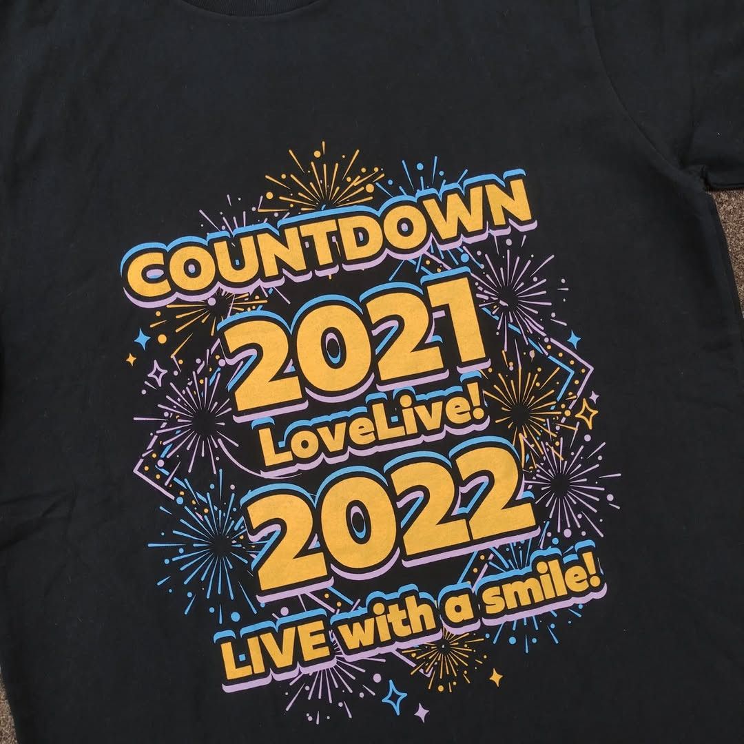 Anime Love Live! Countdown 2021-2022 Anime Tee Size US S / EU 44-46 / 1 - 2 Thumbnail