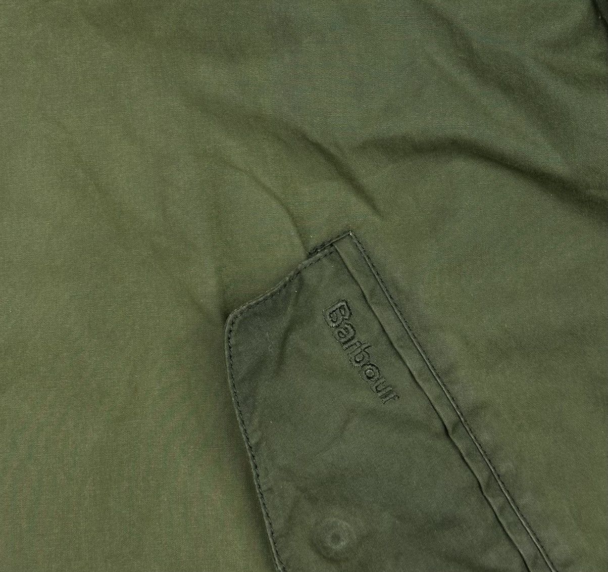 Barbour Barbour Rain Parka Waxed Cotton Green Women’s Jacket UK 12 Size M / US 6-8 / IT 42-44 - 9 Thumbnail